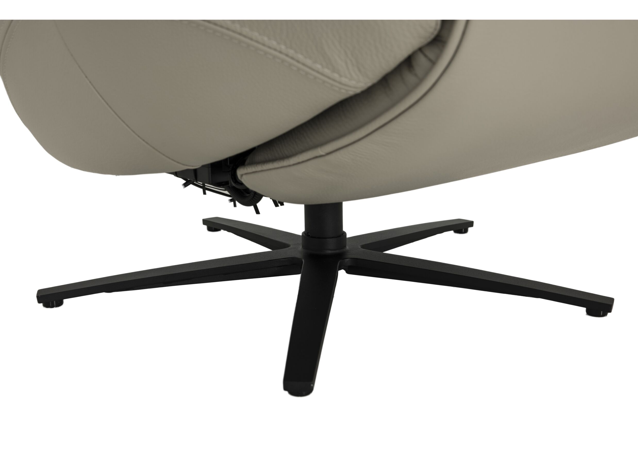 Detailfoto - Relaxzetel A1167 elektrisch - stof - zilver