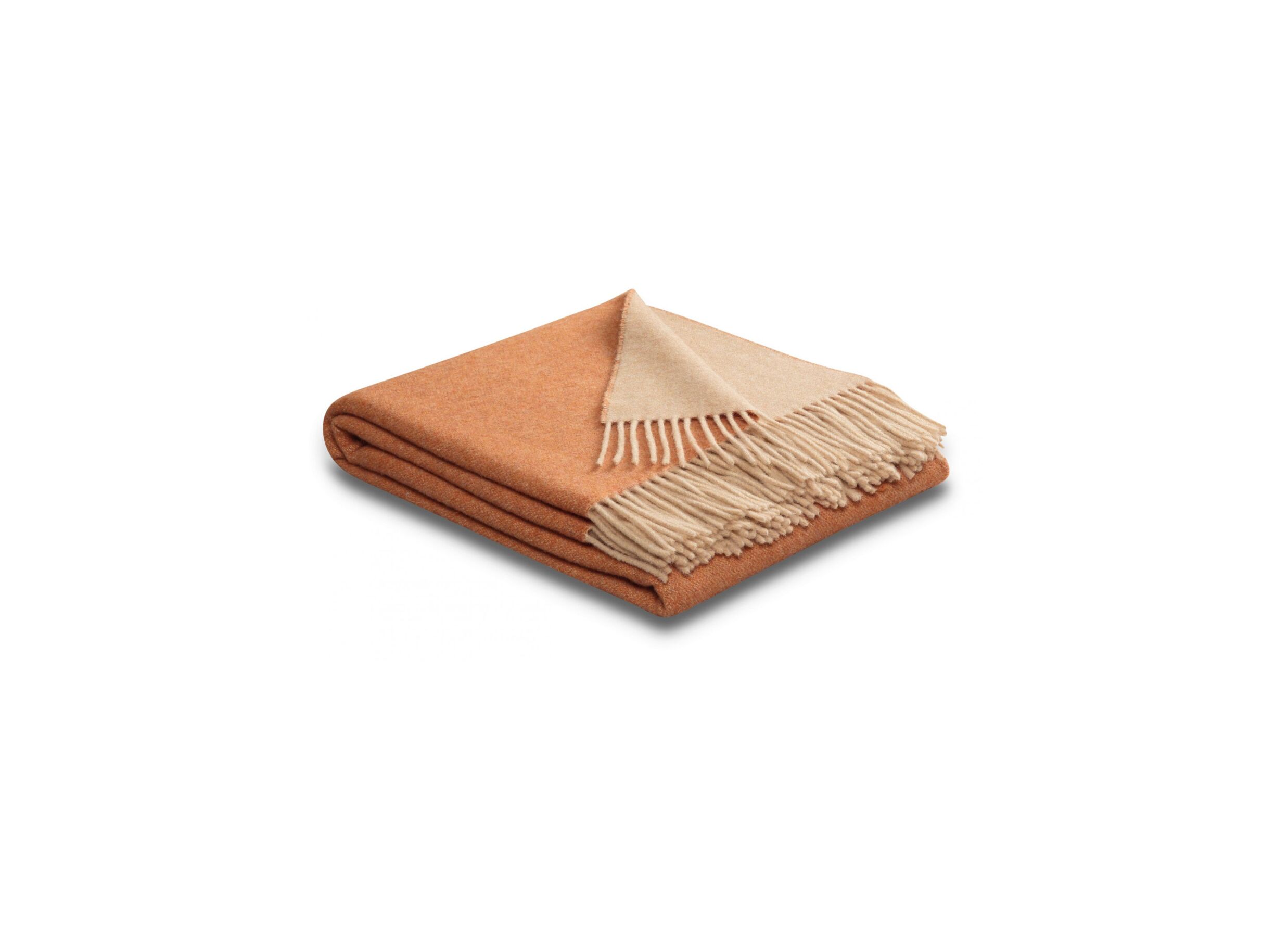 Plaid 150x200cm kasjmier henna zand - Plaid 150x200cm cachemire henna sable