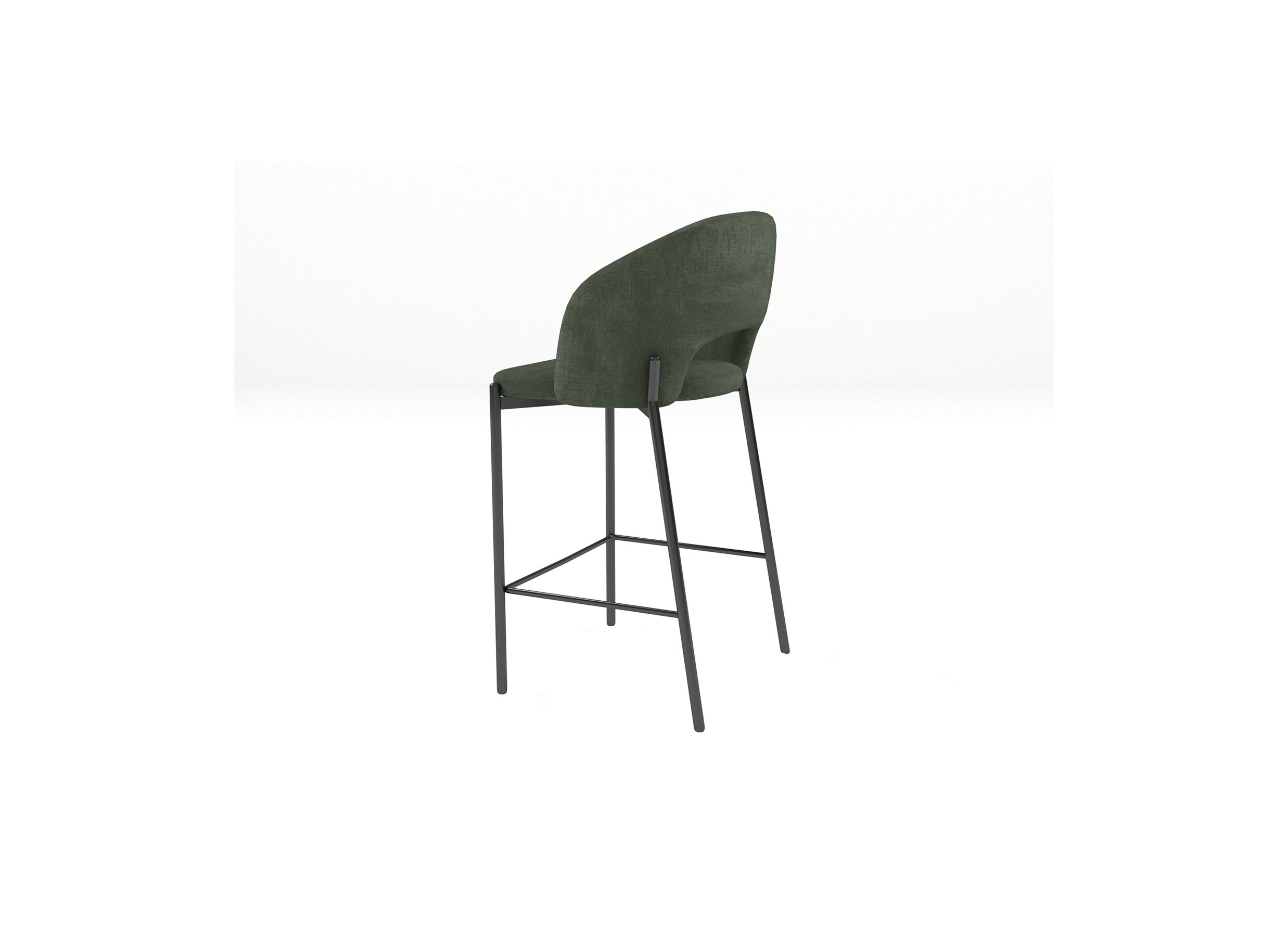 Barstoel Bacchus ZH75,5cm - stof - groen