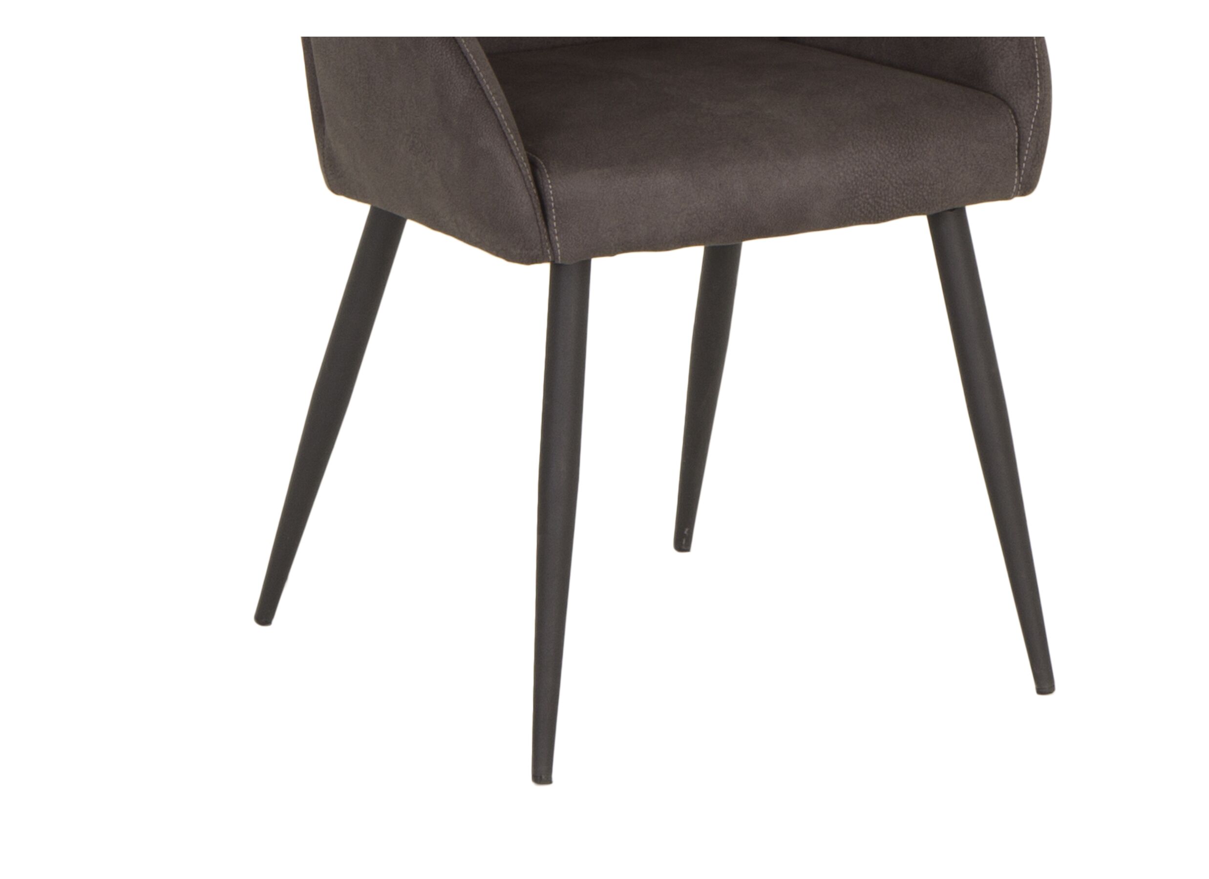 Chaise coque ST2005 55x60x87,5cm - tissu - anthracite