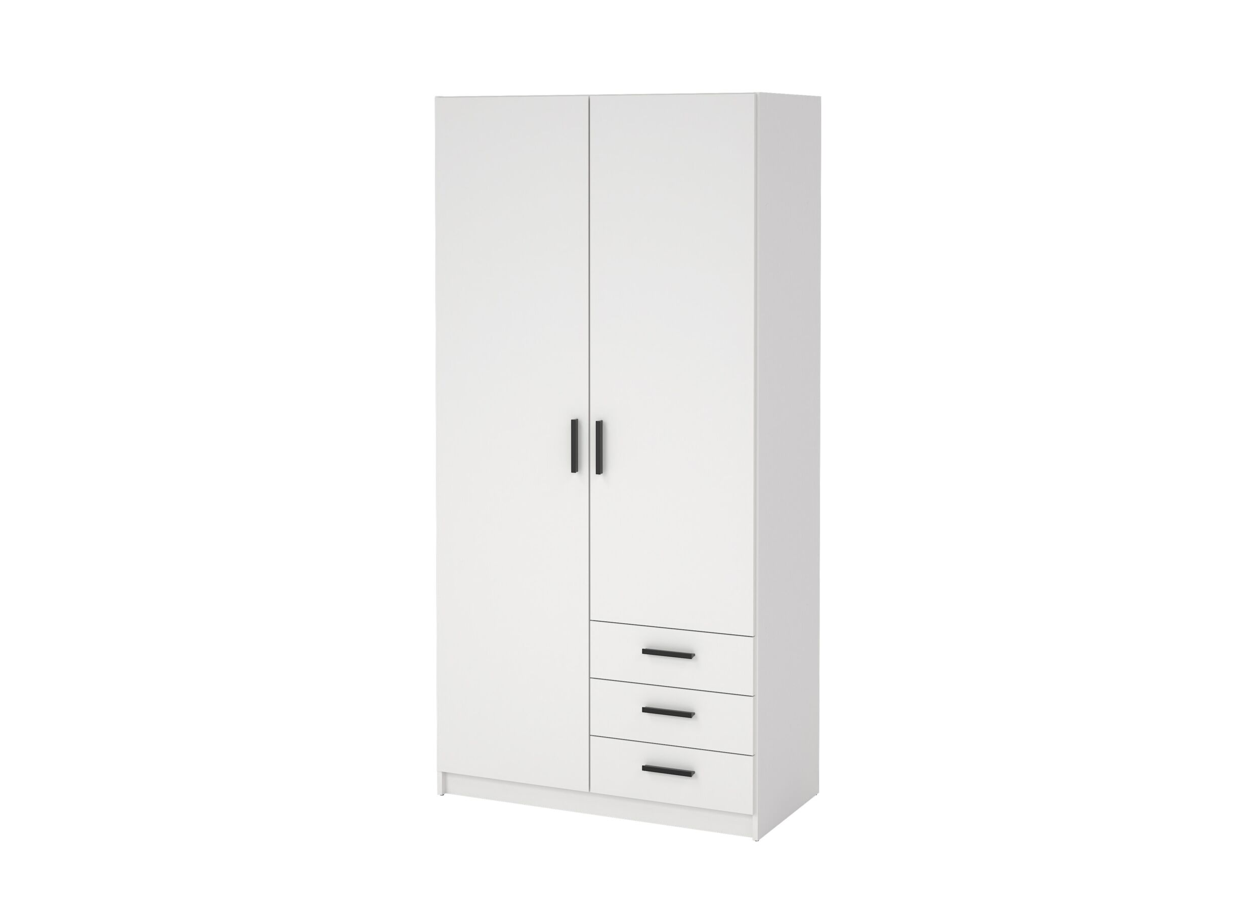 Aperçu - Garde-robe Sprint 99cm - décor - blanc
