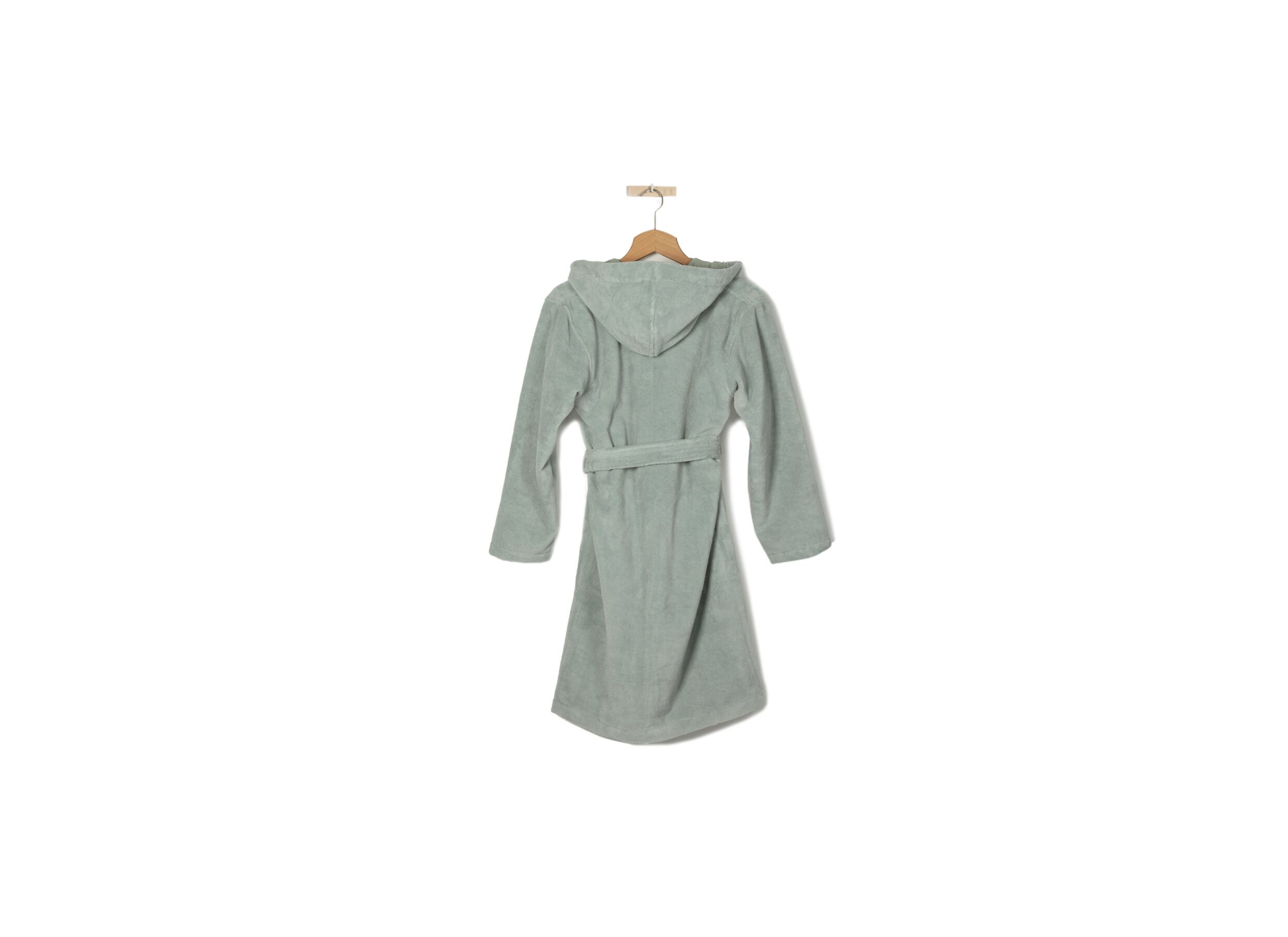 Aperçu - Peignoir Kids 146/152 coton molleton sea green