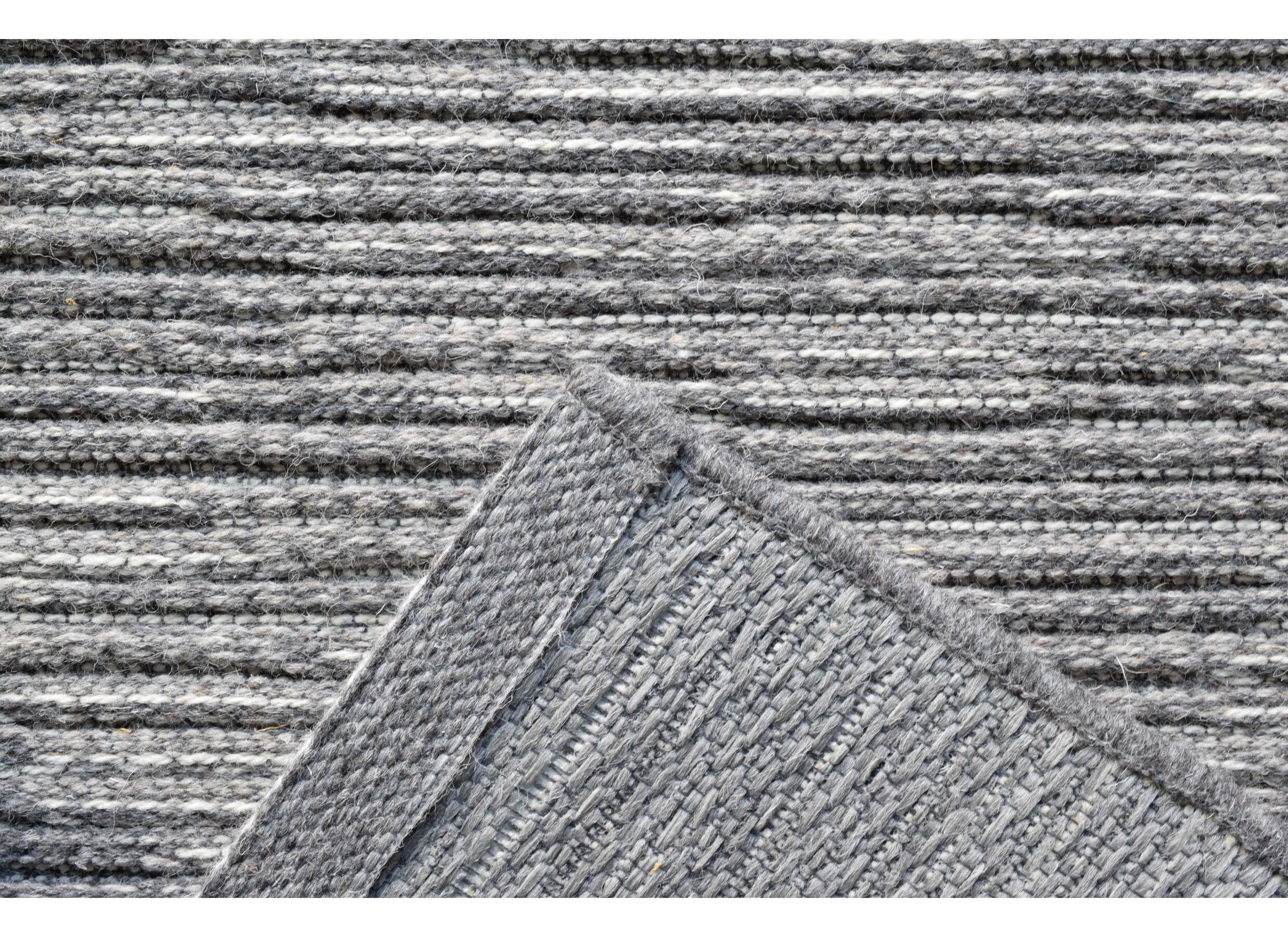 Detailfoto - Tapijt Himalaya 240x330cm - wol - grijs