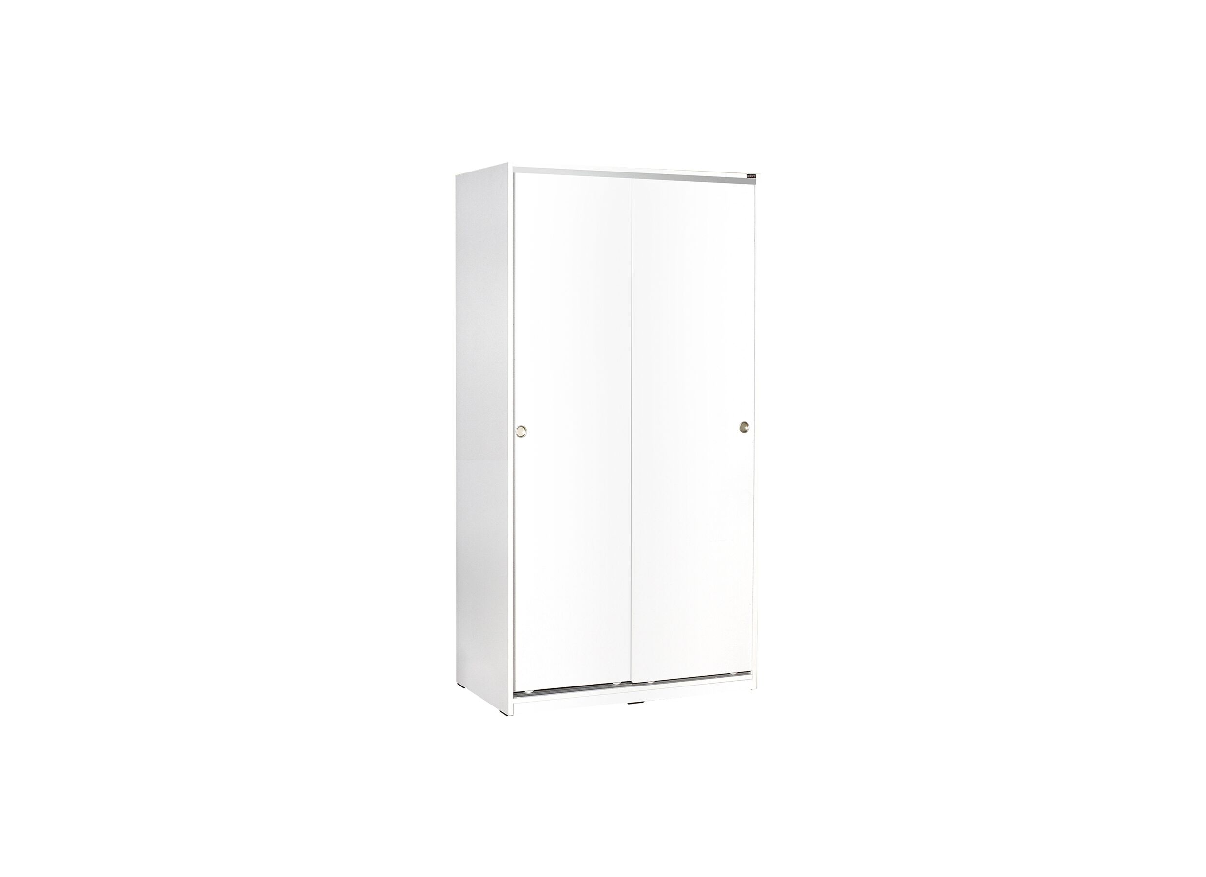 Schuifdeurkast Matamata 94cm - decor - wit