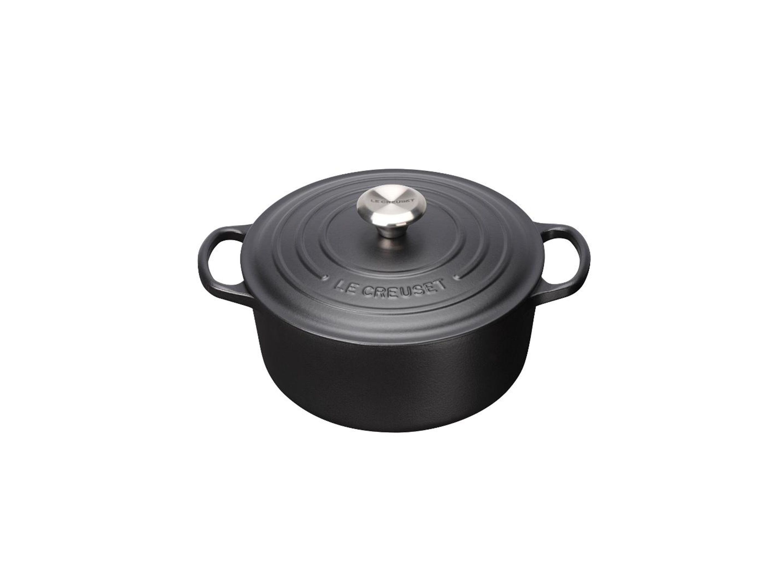 Stoofpot Le Creuset Ø24cm mat zwart