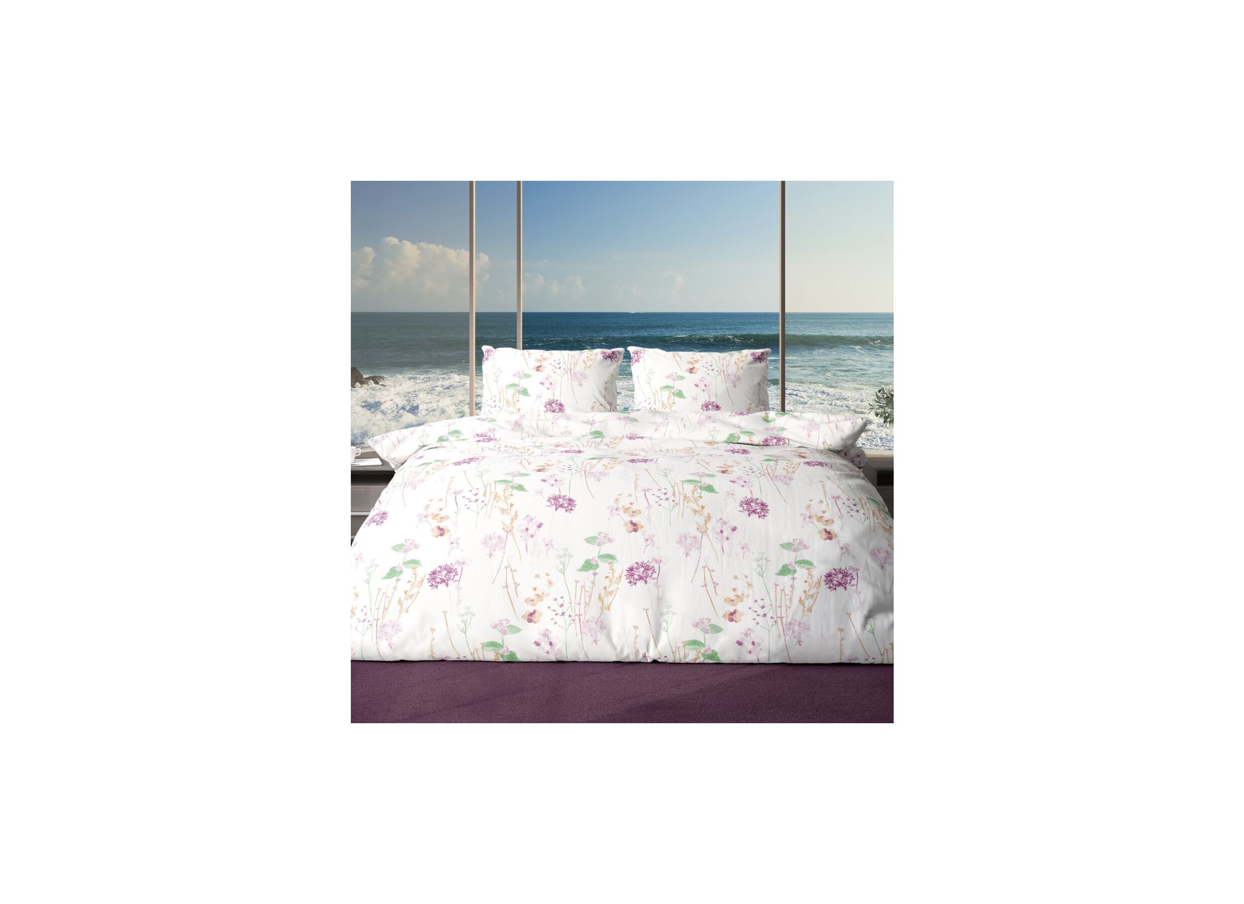 Foto ambiance - Housse de couette Jardin Rose 240x220cm