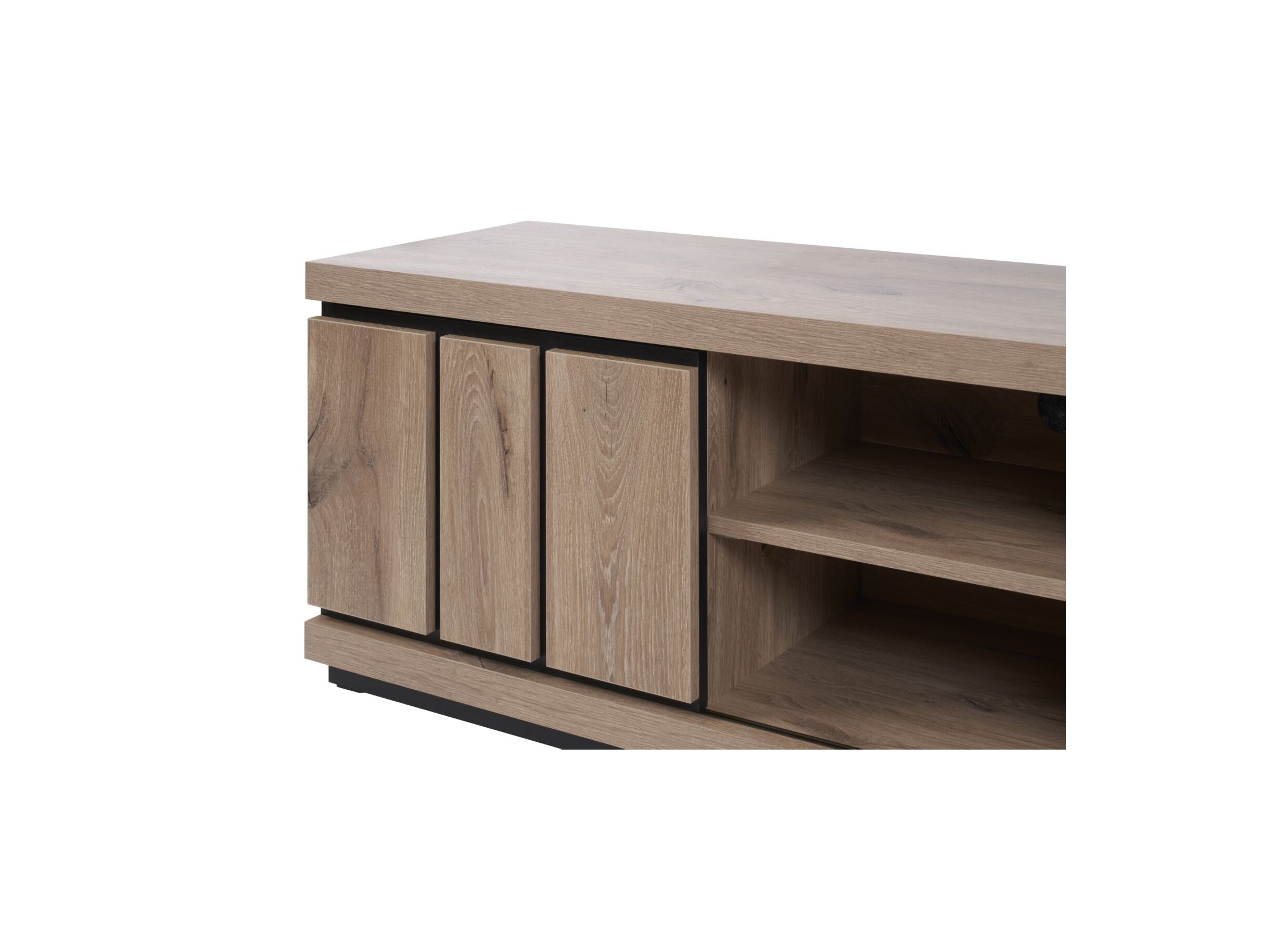 Meuble TV Stefan 155cm - film décoratif - canyon oak