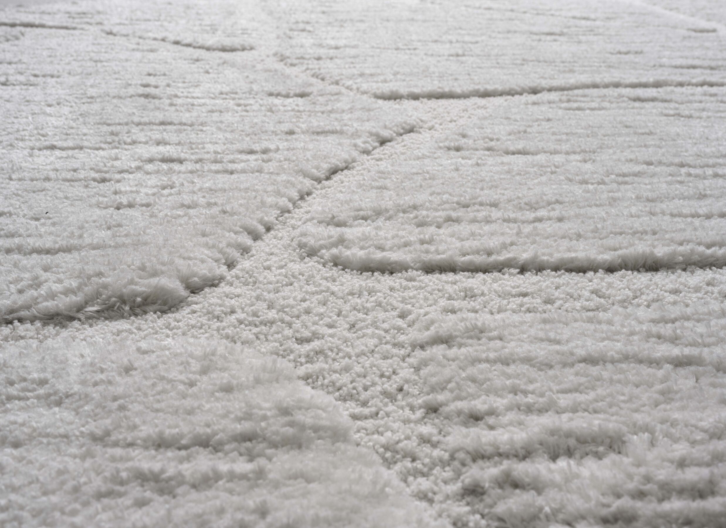 Detail - Tapis Madagaskar 200x290cm - polyester - blanc