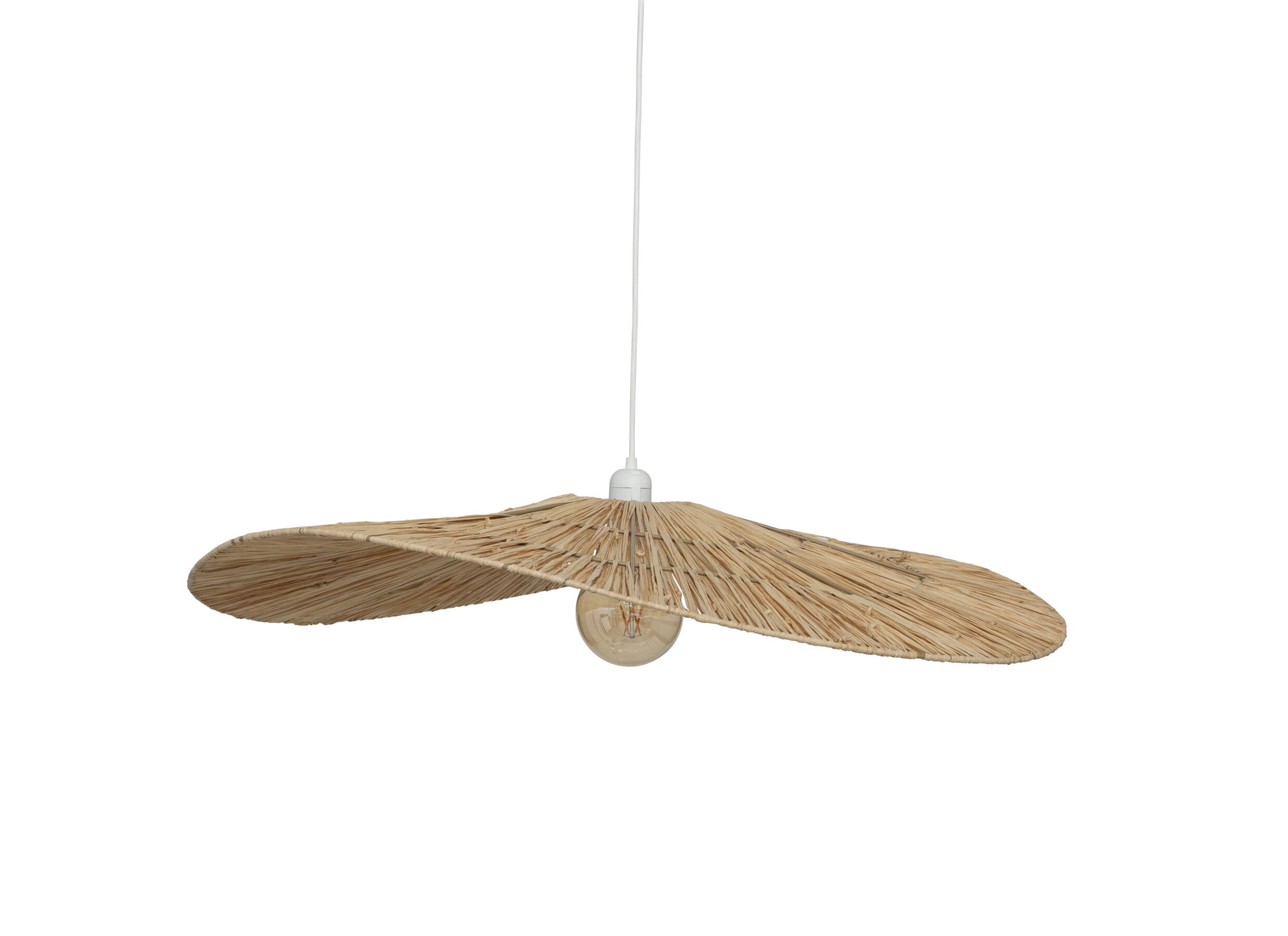 Aperçu - Suspension Orane Ø78cm - raffia - beige