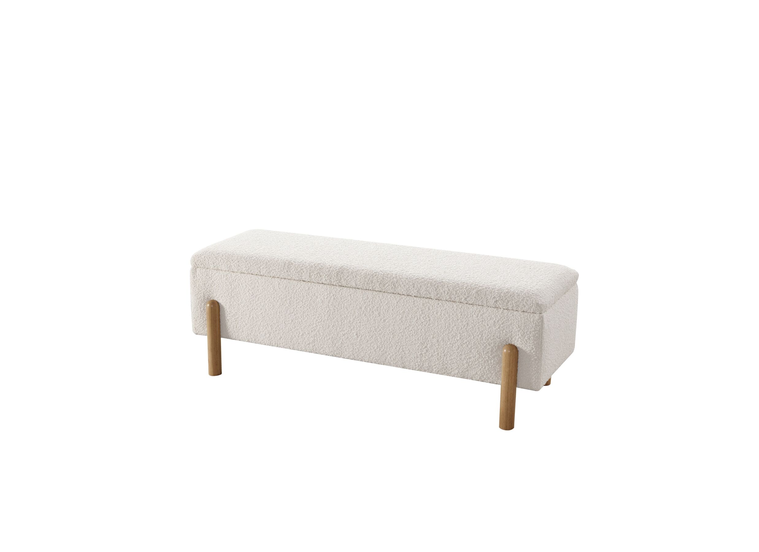 Plus Important - Repose-pieds Pandora avec rangement 140x50cm bouclé
