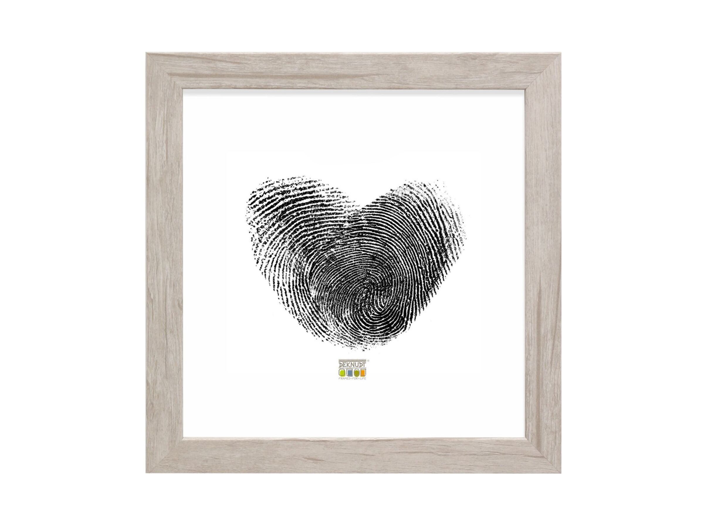 Cadre photo 16 - Cadre photo 13x13cm - bois & verre - naturel