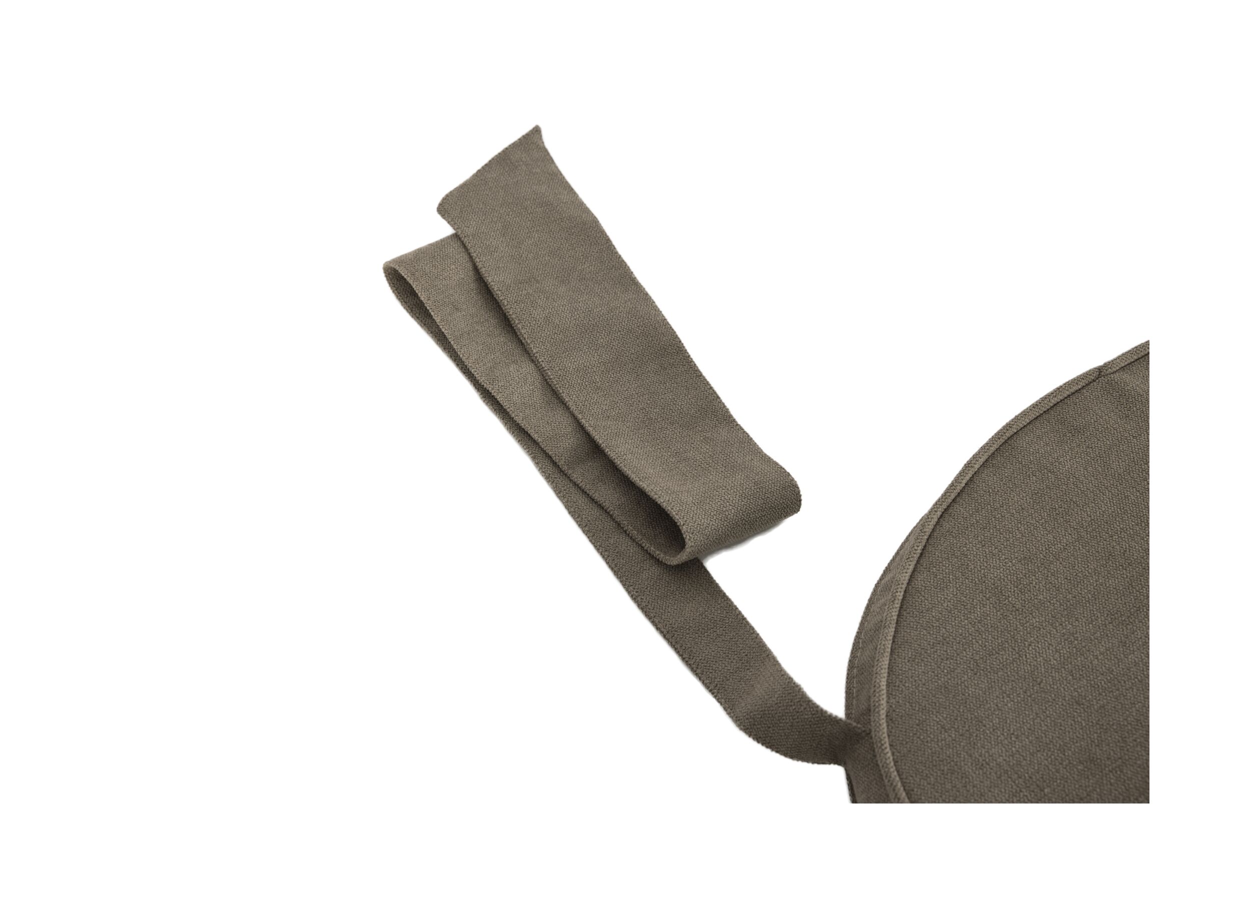 Detailfoto - Stoelkussen Emma stof - anthelope