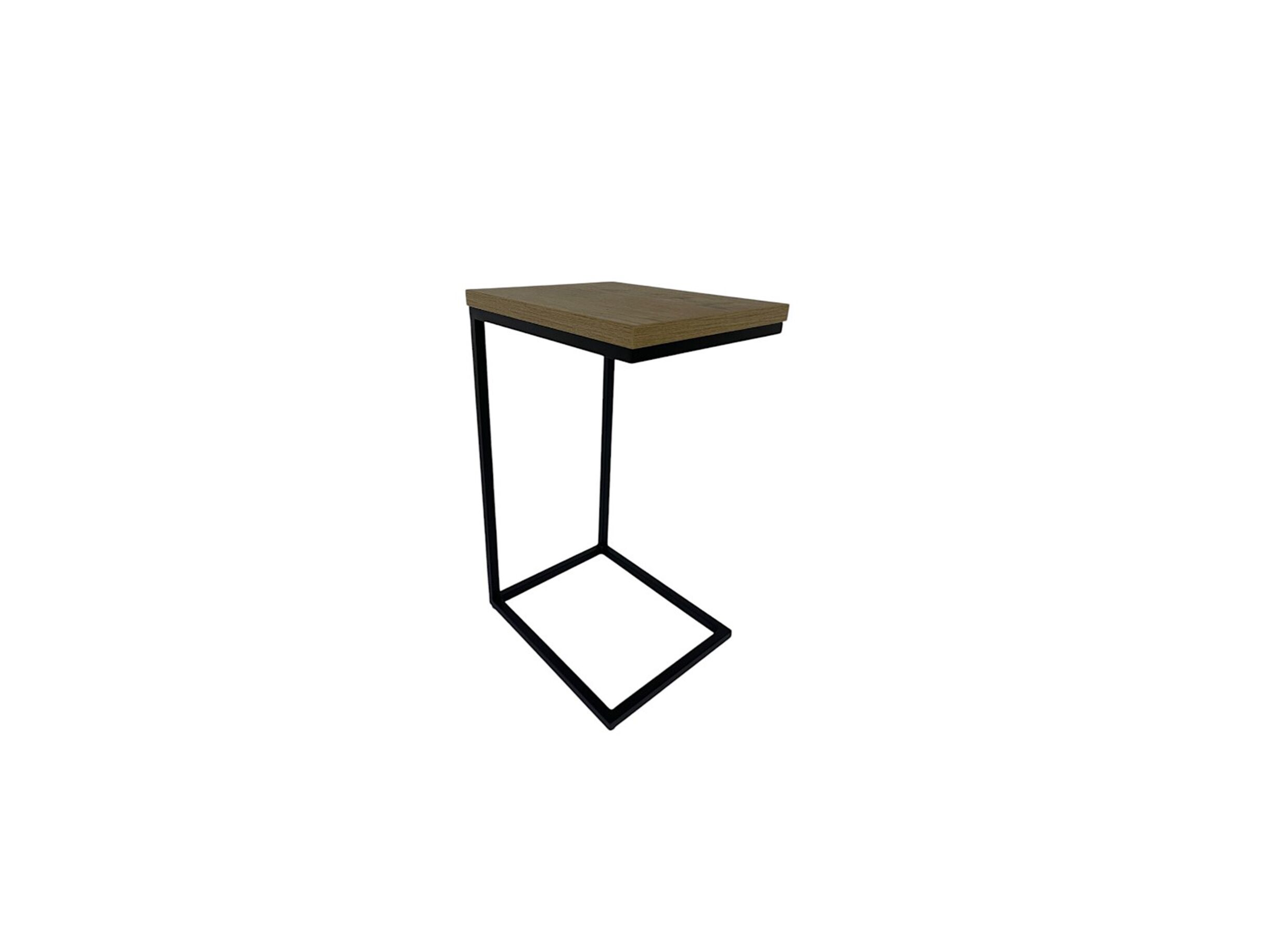 Plus Important - Table ordinateur portable Nerd 40x33x69cm - décor chêne - naturel