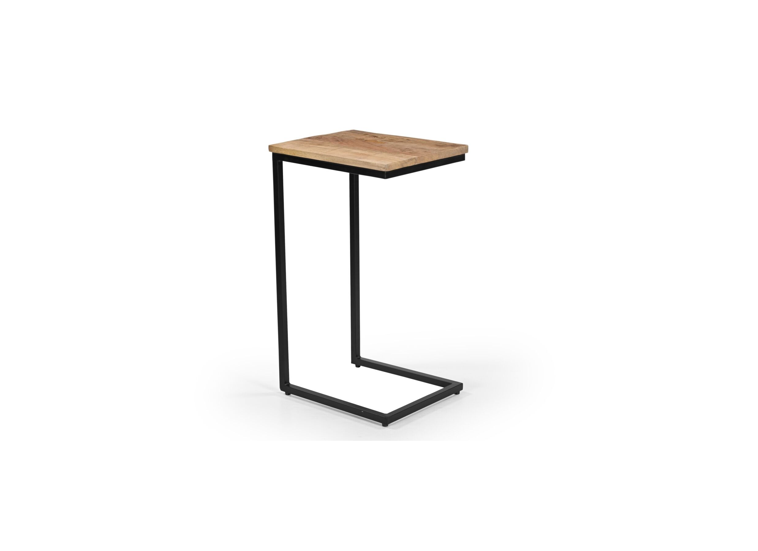 Table pour laptop Feline 40x33cm - Table ordinateur portable Feline 40x33cm - mangue massif - naturel