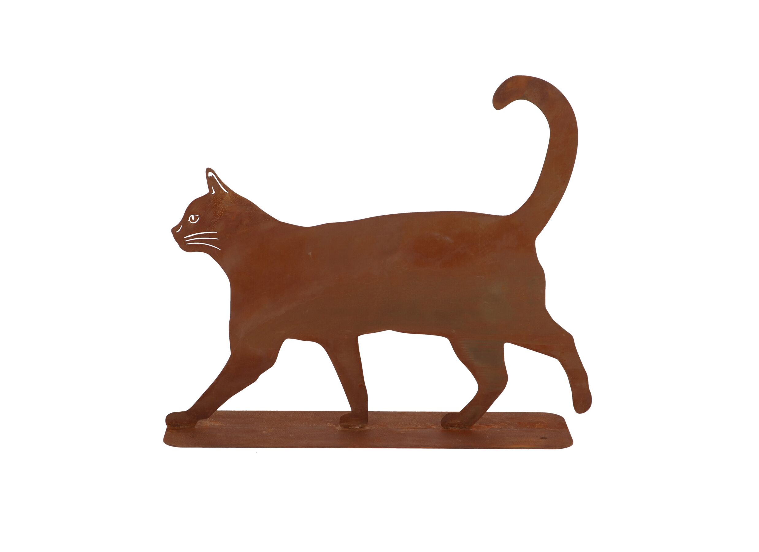 Deco Kat H31cm - staal - roest - Deco Kat H31cm - staal - roest