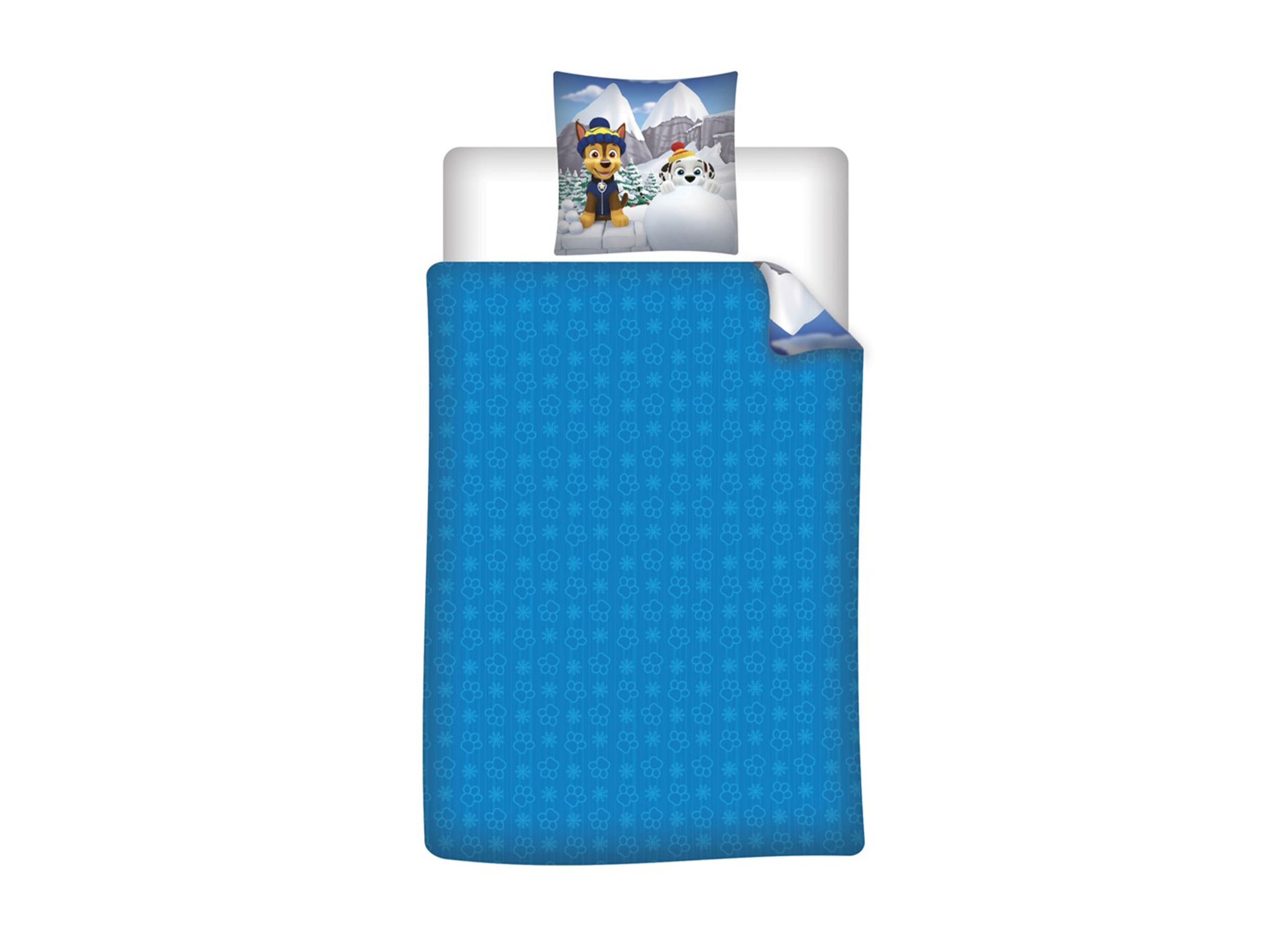 Overzichtsfoto - Dekbedovertrek Paw Patrol 140x200cm - flanel - multicolor