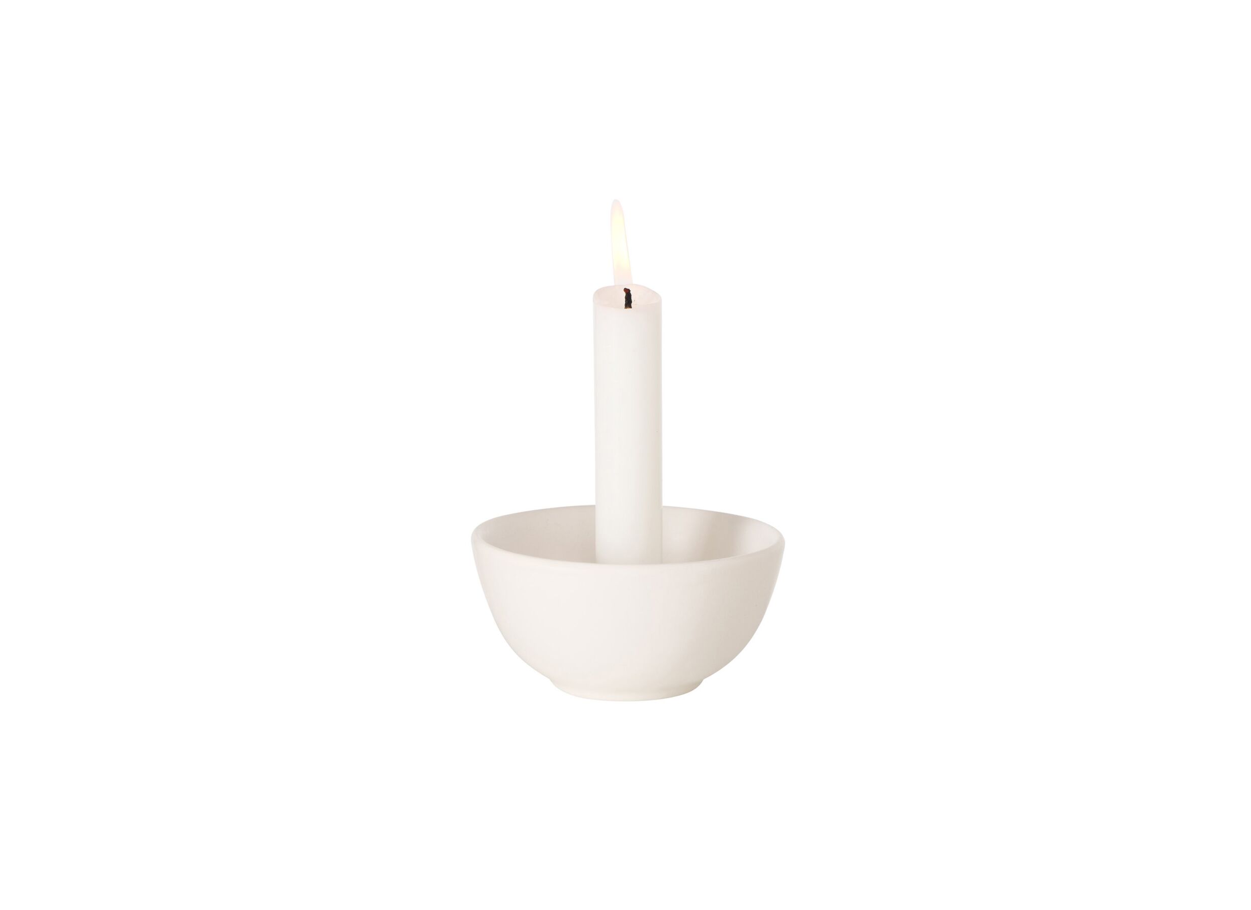 Aperçu - Porte-bougie Franyo H5cm beige blanc