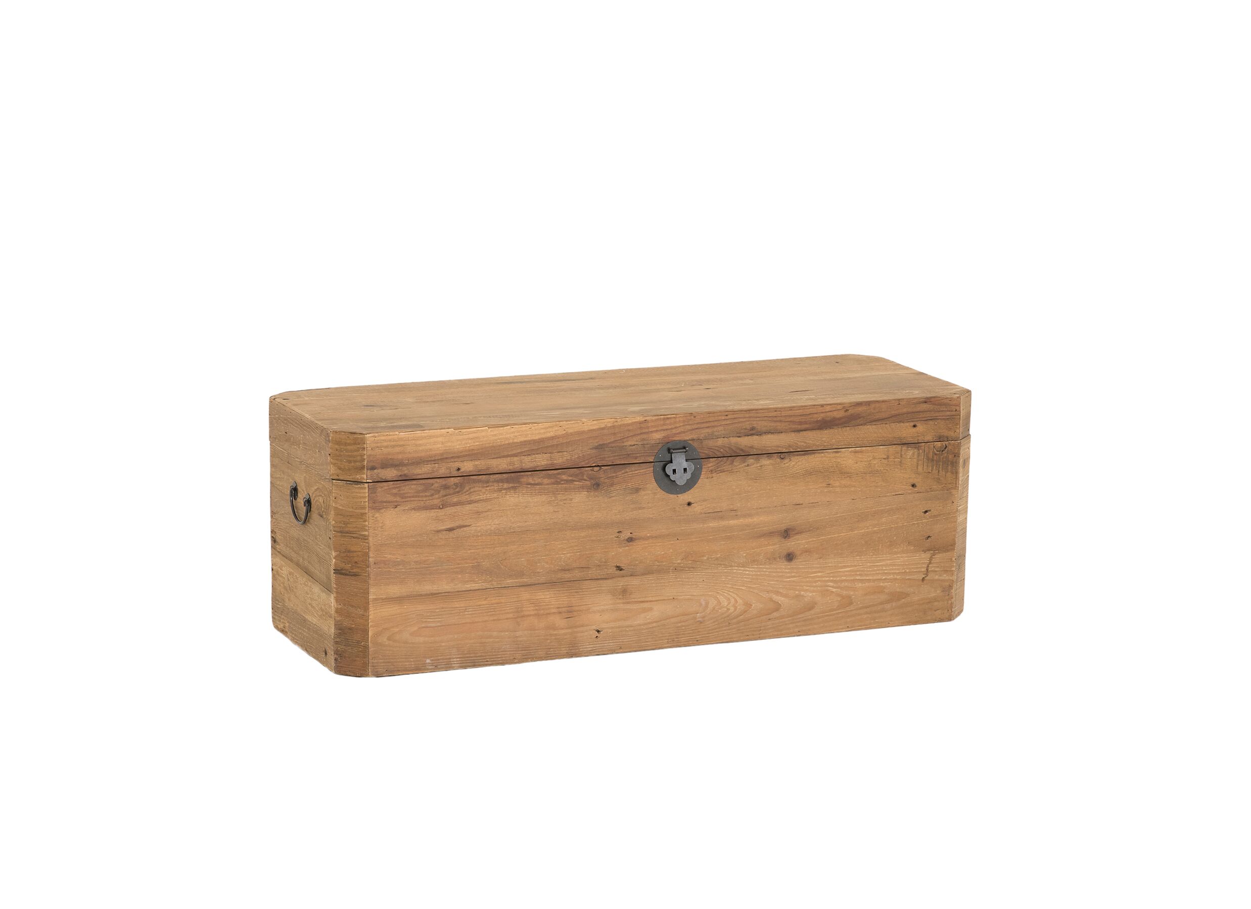Opbergkoffer Opium 130x45x48cm - gerecycleerd den massief - naturel - Opbergkoffer Opium 130x45x48cm - gerecycleerd den massief - naturel