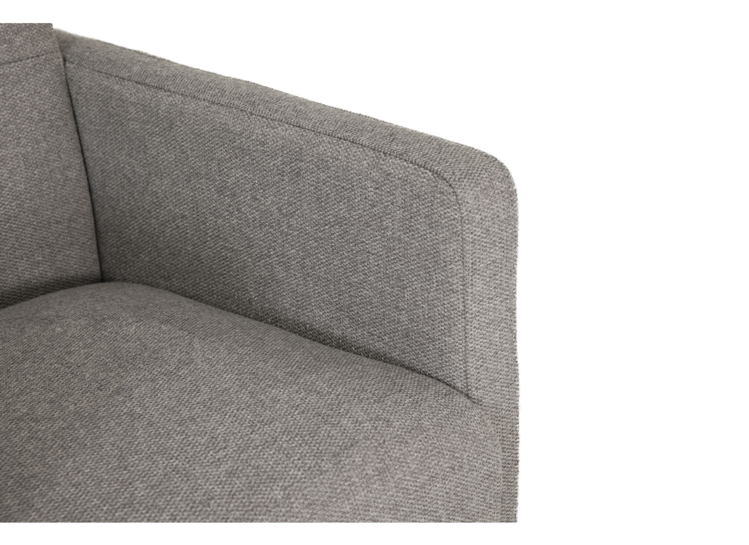 Detail - Chaise Bilbao 59x57x97cm - tissu - gris