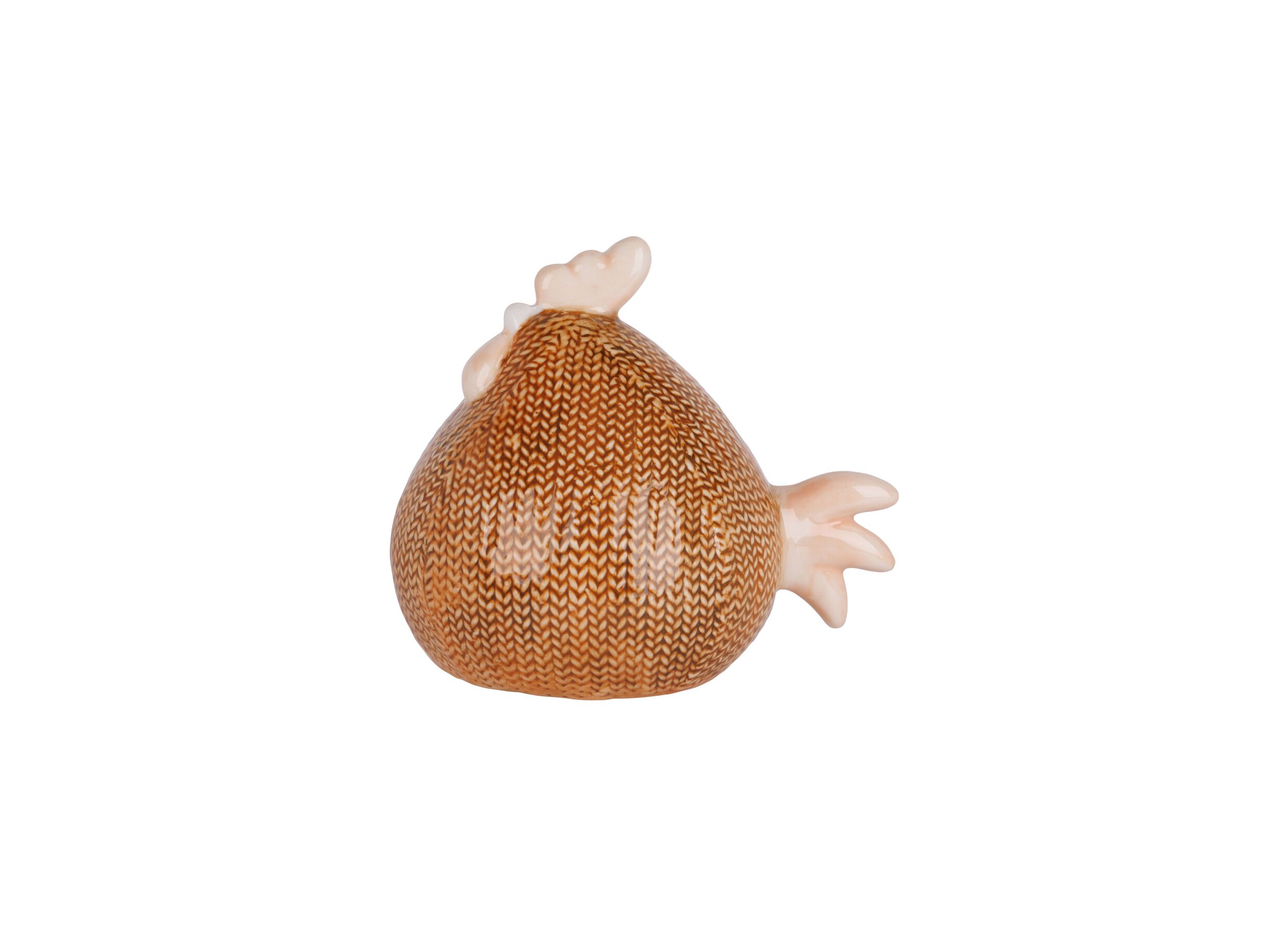 Figuur Kip Woven H12cm