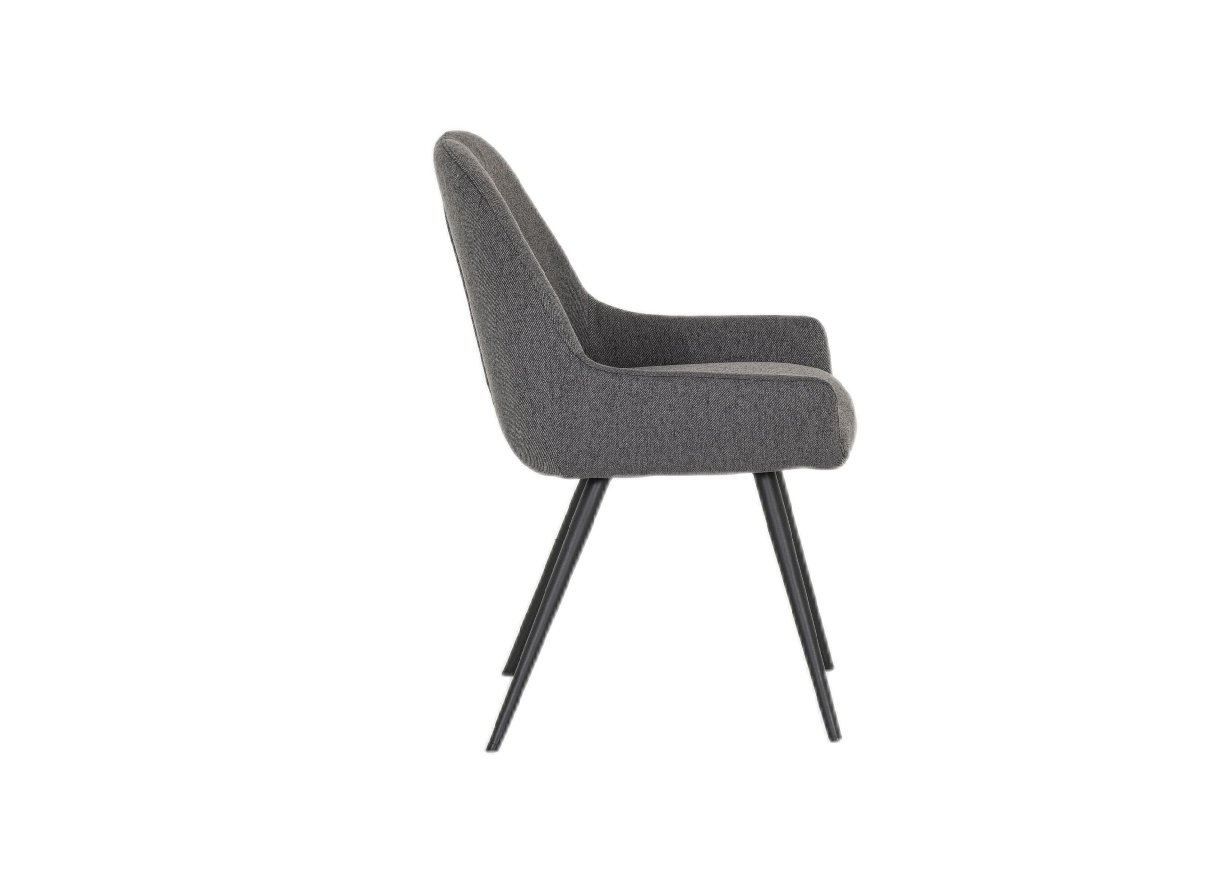 Aperçu - Chaise House 53x61,5x86,5cm - tissu - gris
