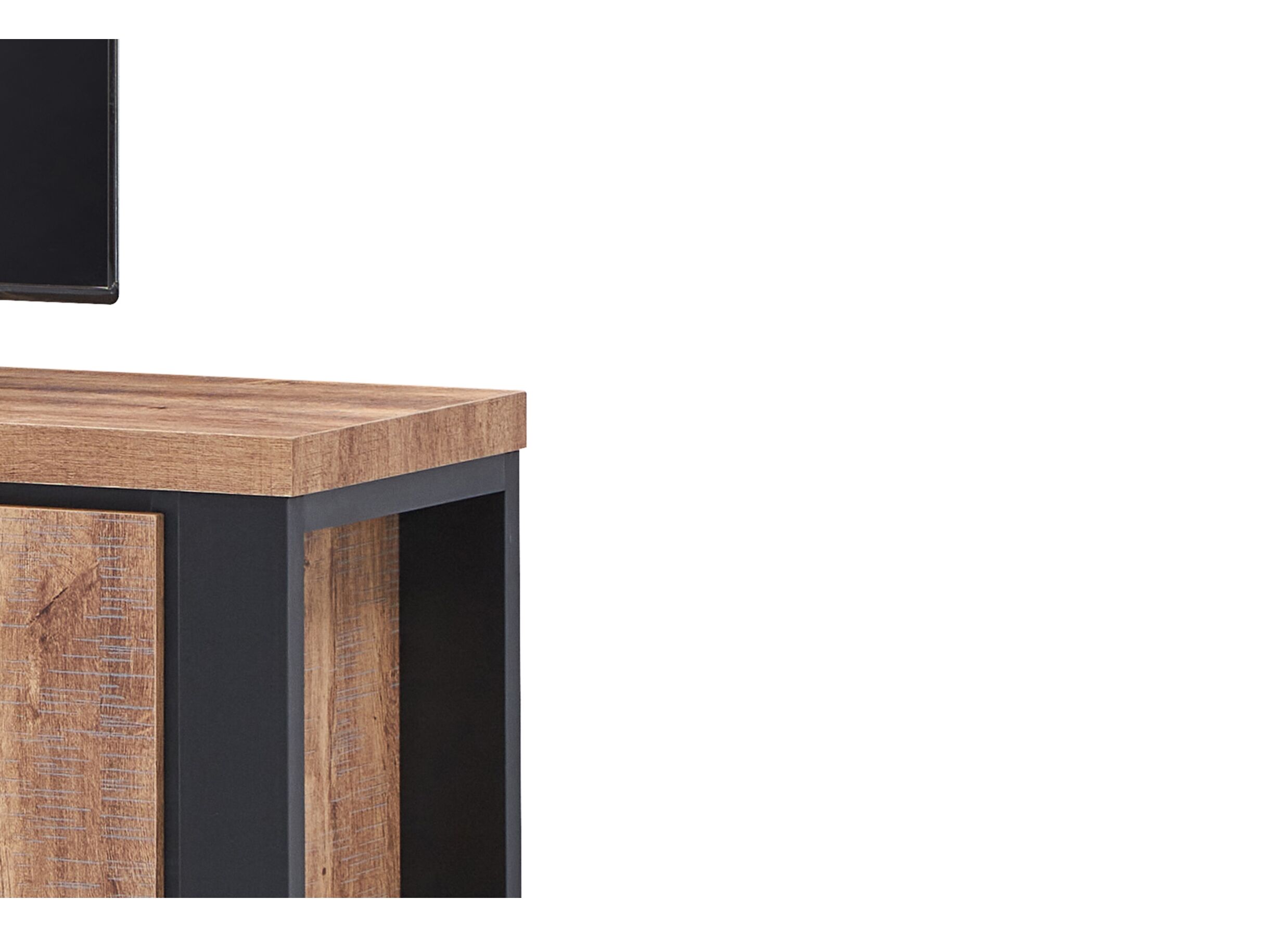 Tv-meubel Estrella 160cm - meubelplaat - industrial oak