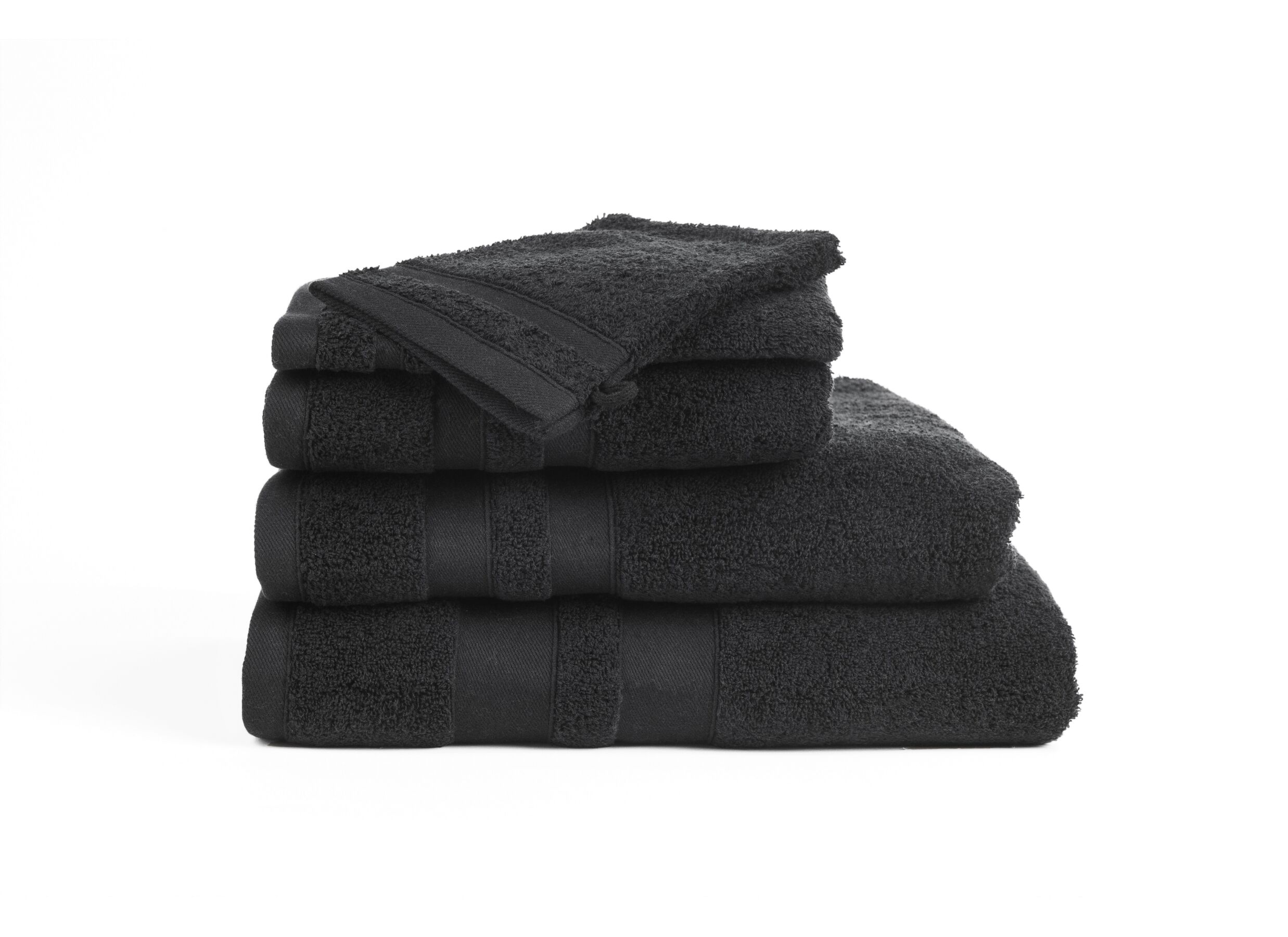 Drap de bain Katharina 70x140cm noir - Drap de bain Katharina 70x140cm noir