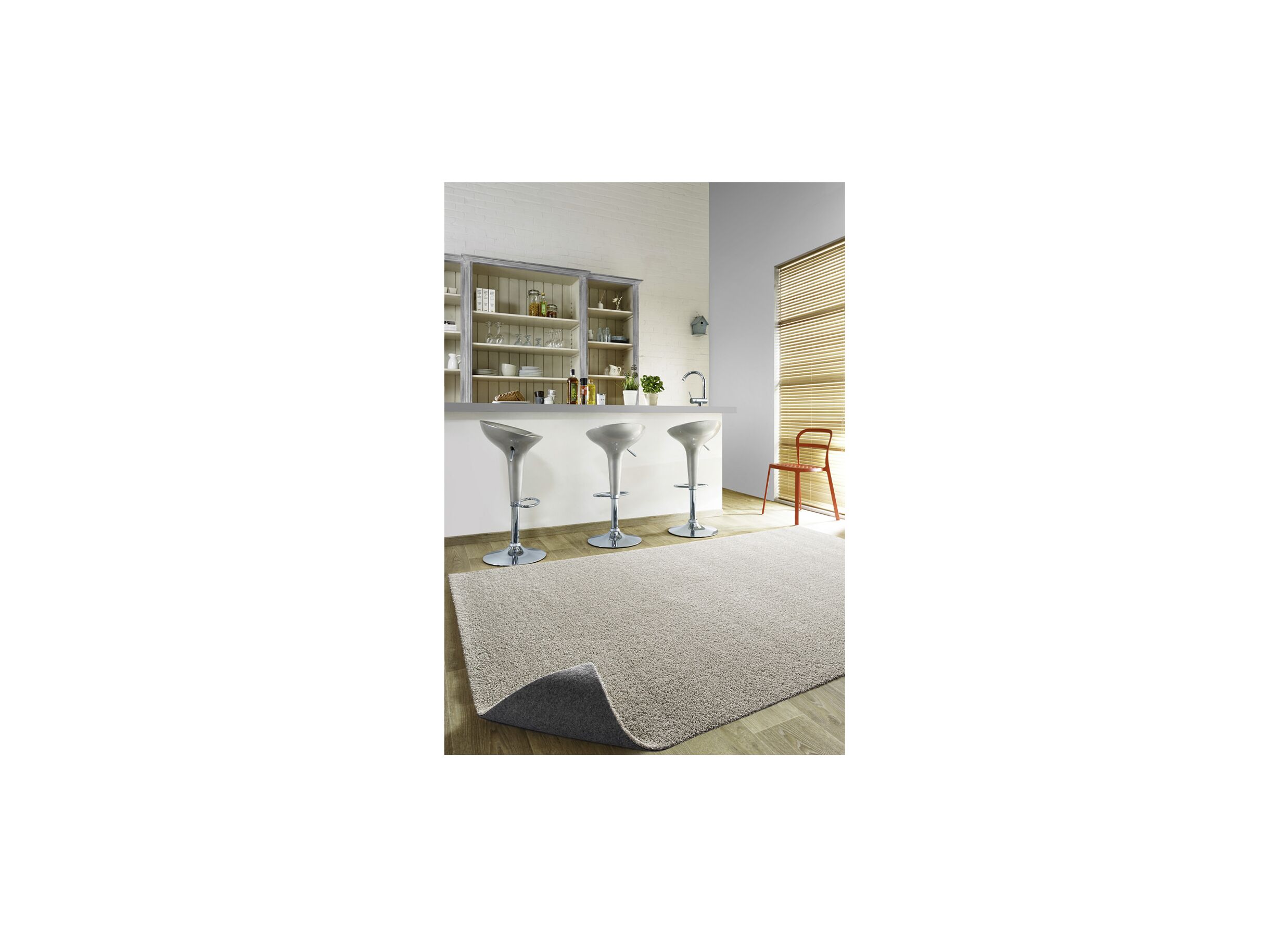 Foto ambiance - Tapis Dolce 160x230cm - polypropylène - beige