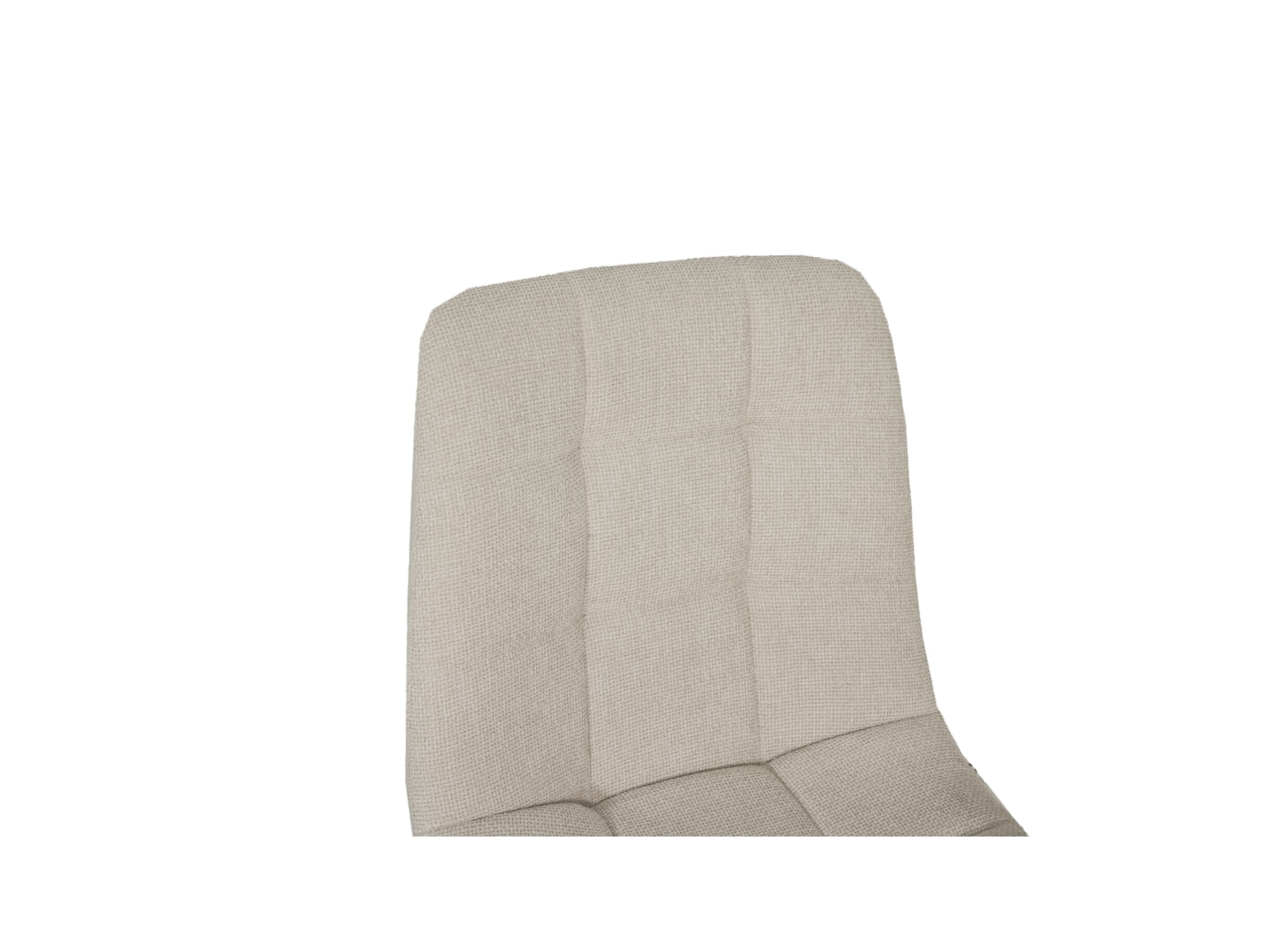 Detail - Chaise Churchill 46x54,5x85cm - métal/tissu - beige