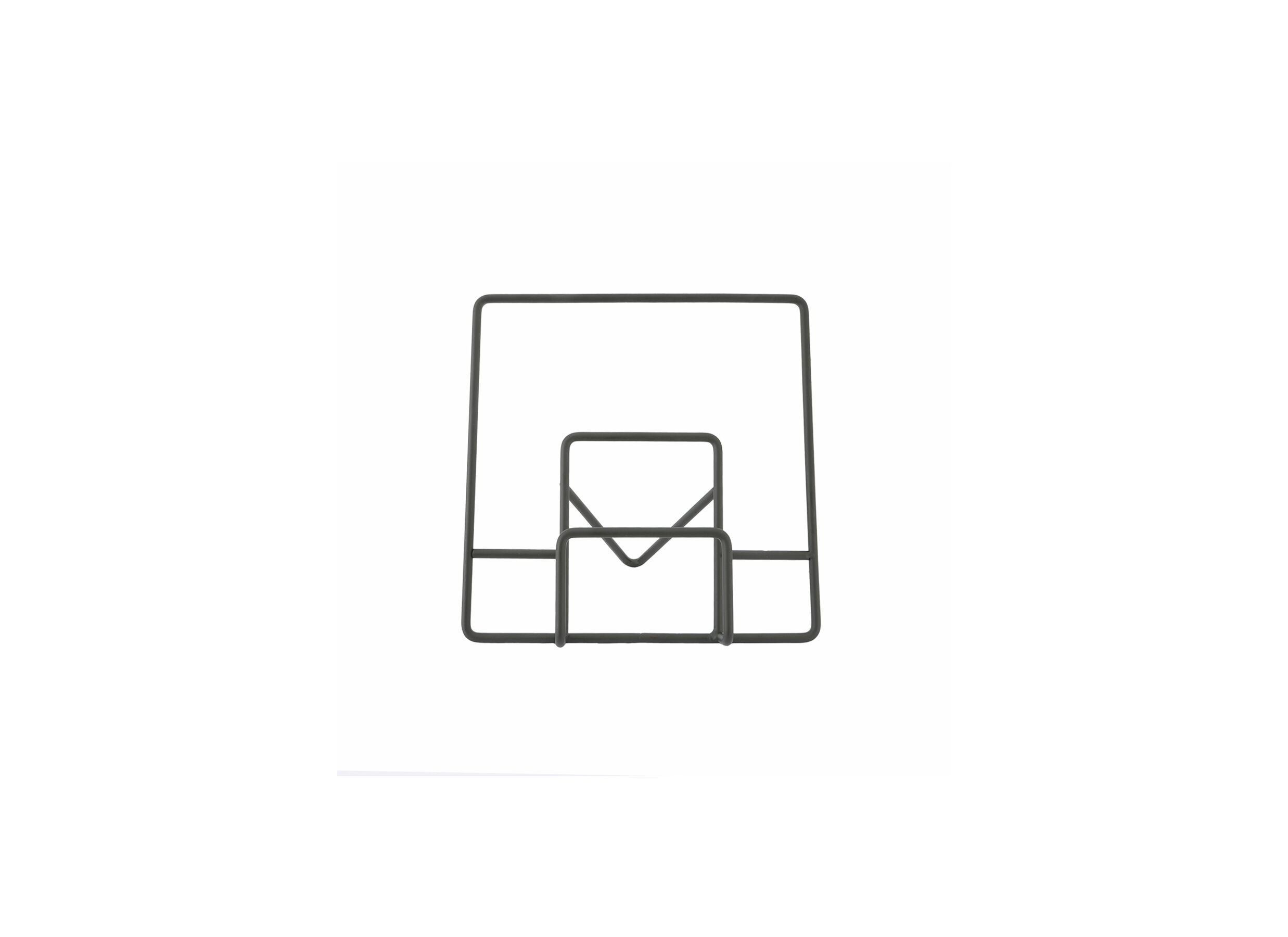 Kookboekhouder H29,5cm - metaal - zwart