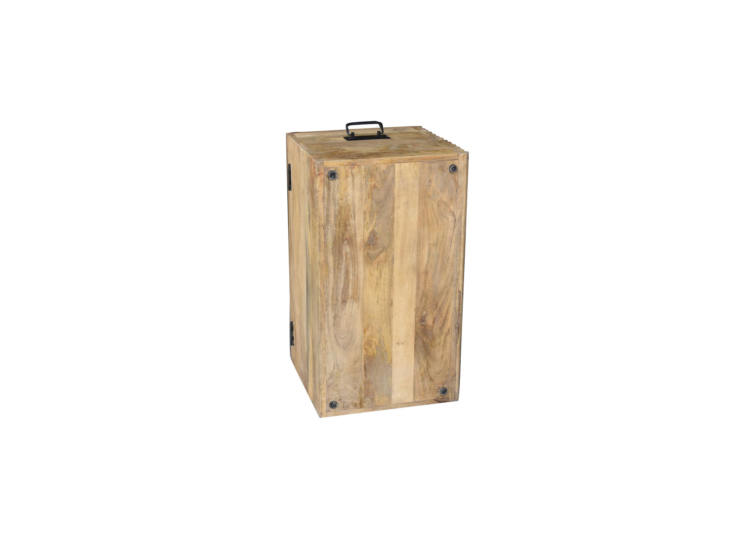 Coffre Soma 70x40x40cm - mangue massif - naturel