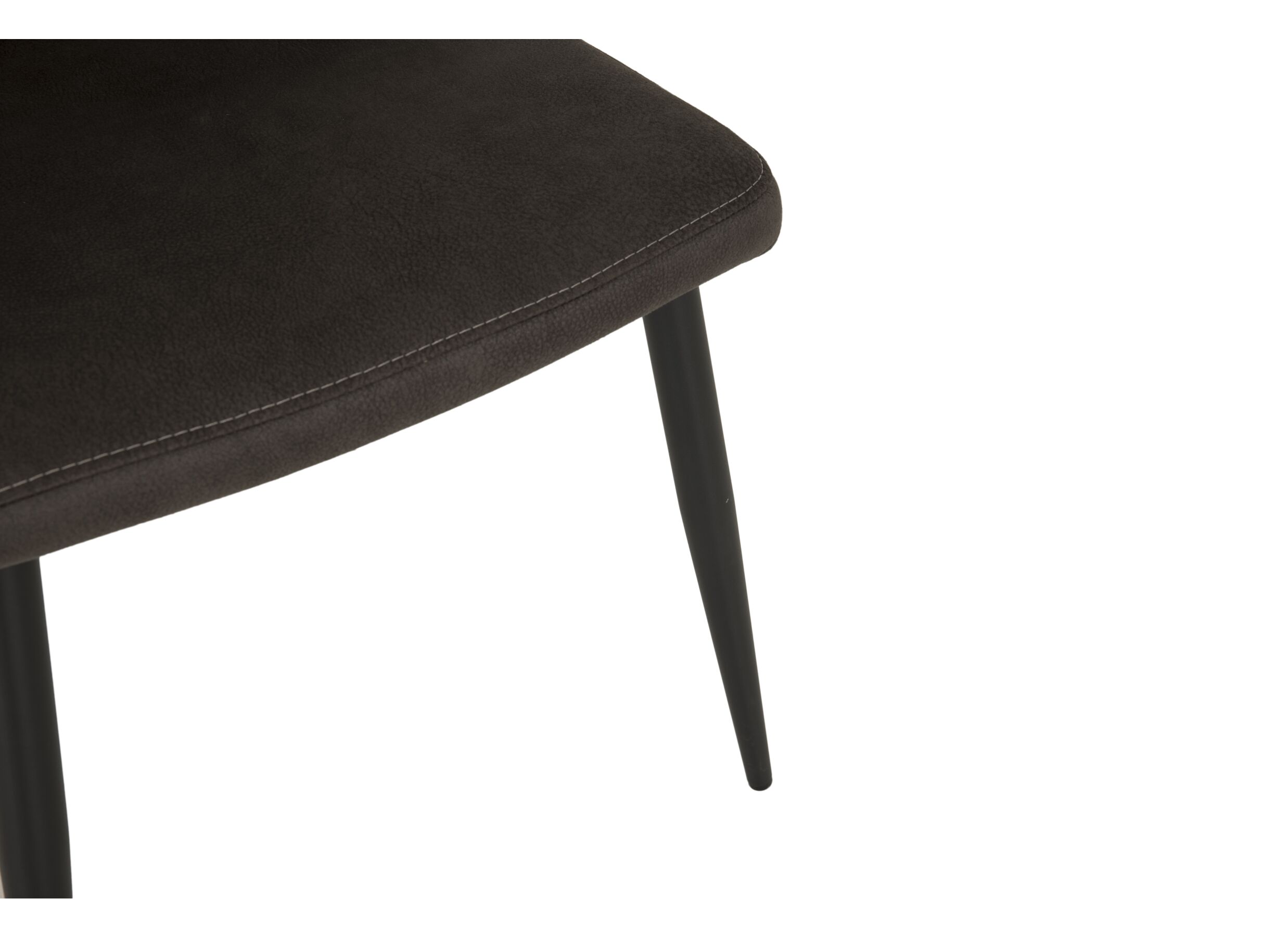Chaise 47x55x89cm - tissu - anthracite