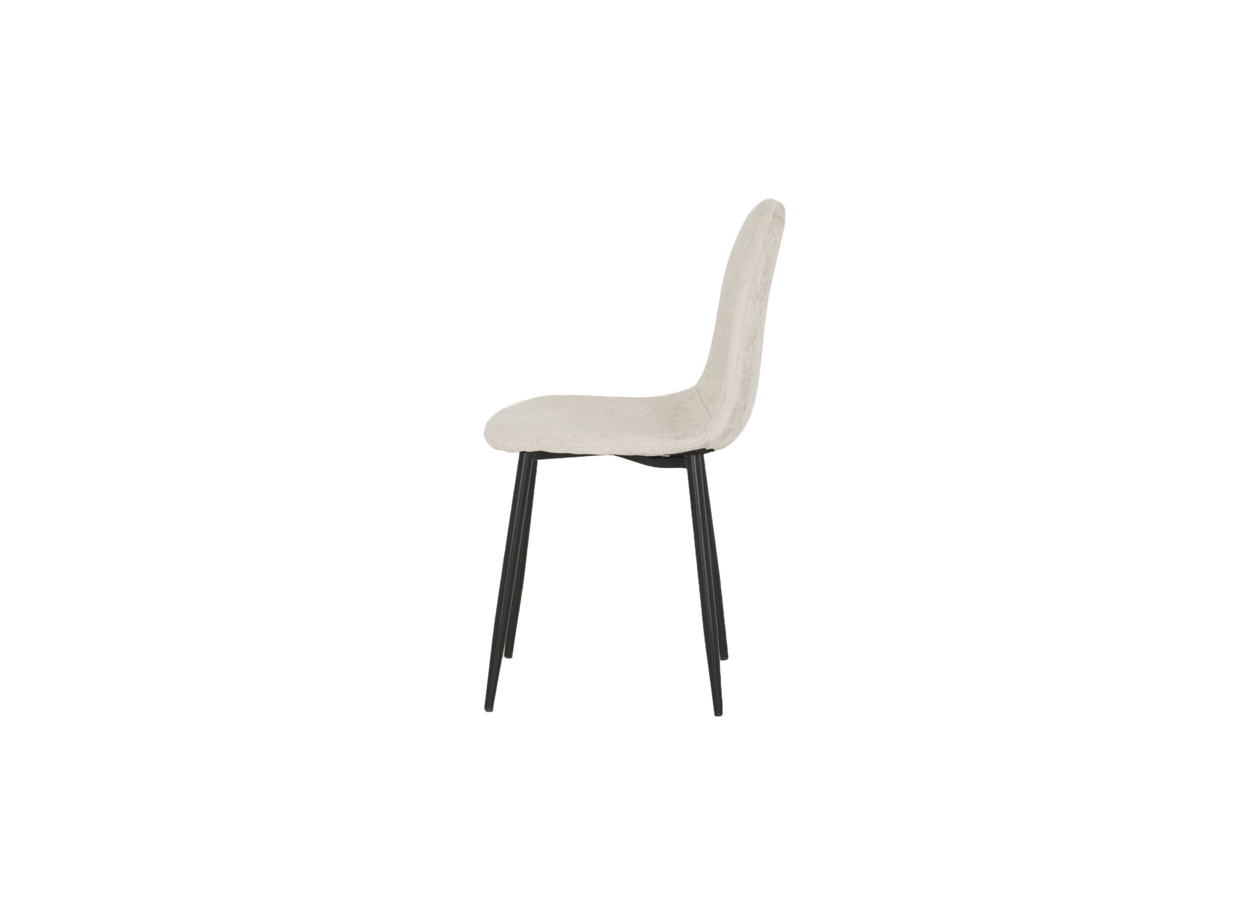 Overzichtsfoto - Stoel Speech 45x46x88cm - stof - beige