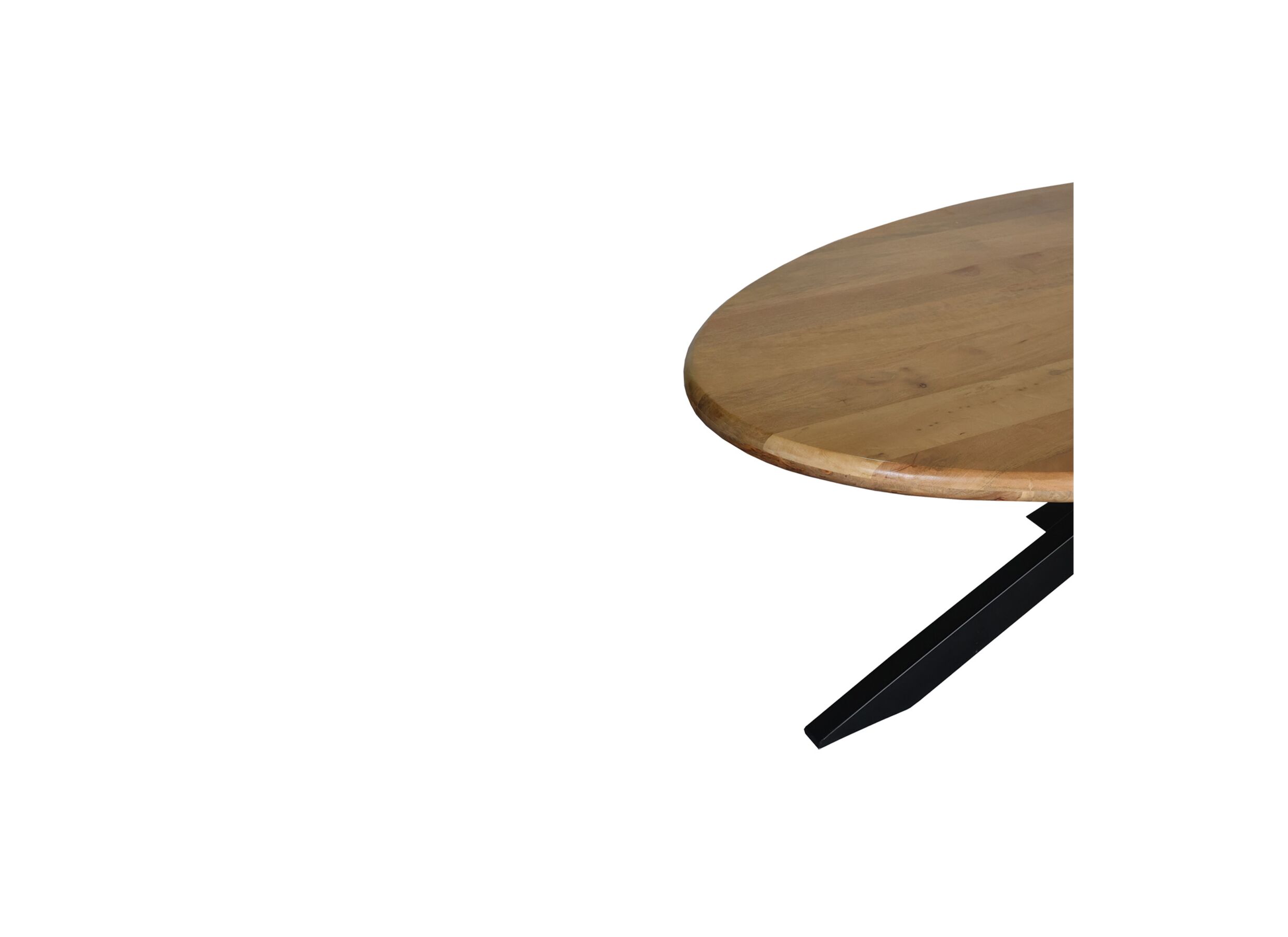 Detail - Table Canary 220x110cm - manguier massif - naturel