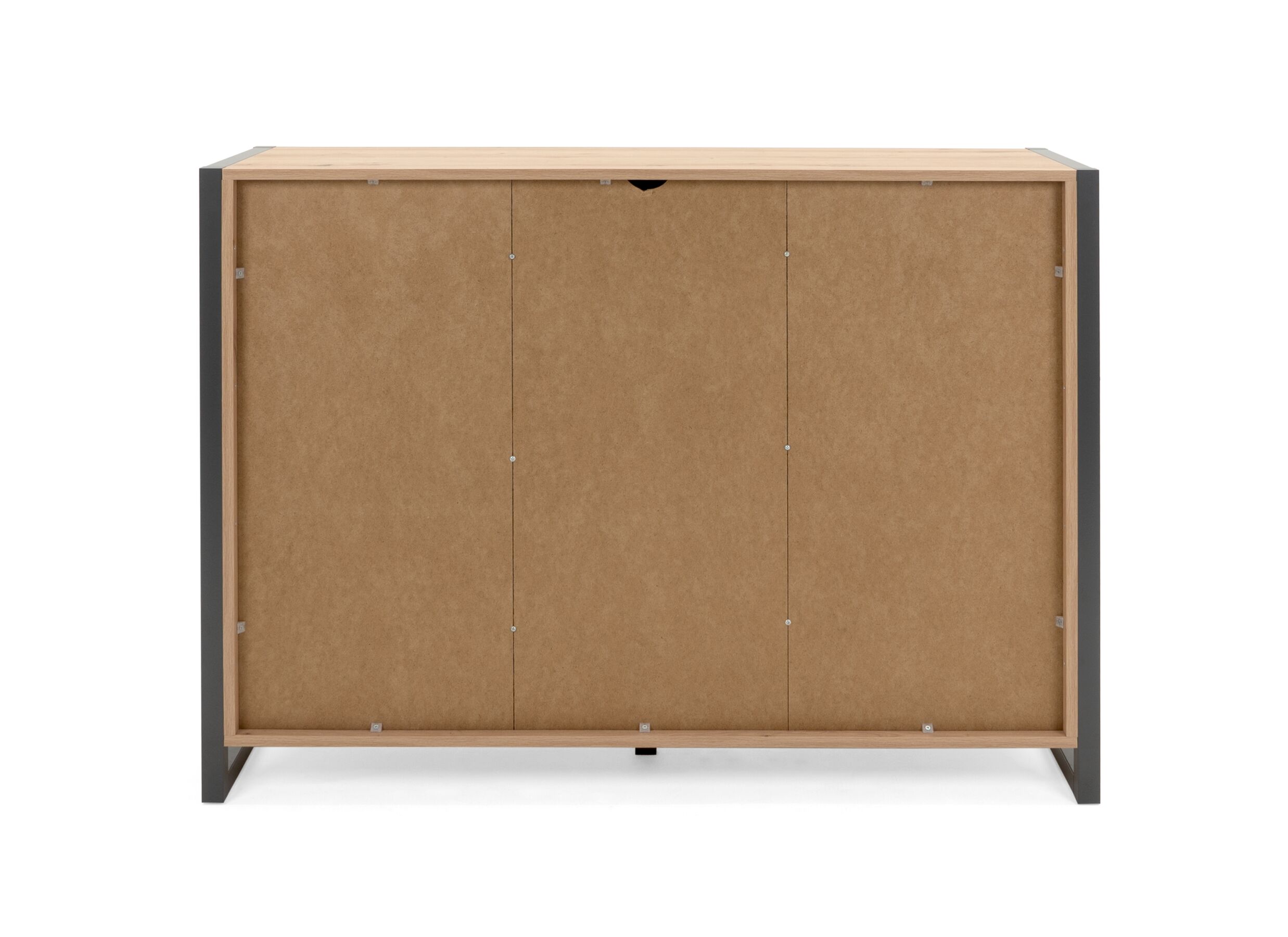 Commode Denver 120x88x40cm - decor - artisanale eik & anthraciet