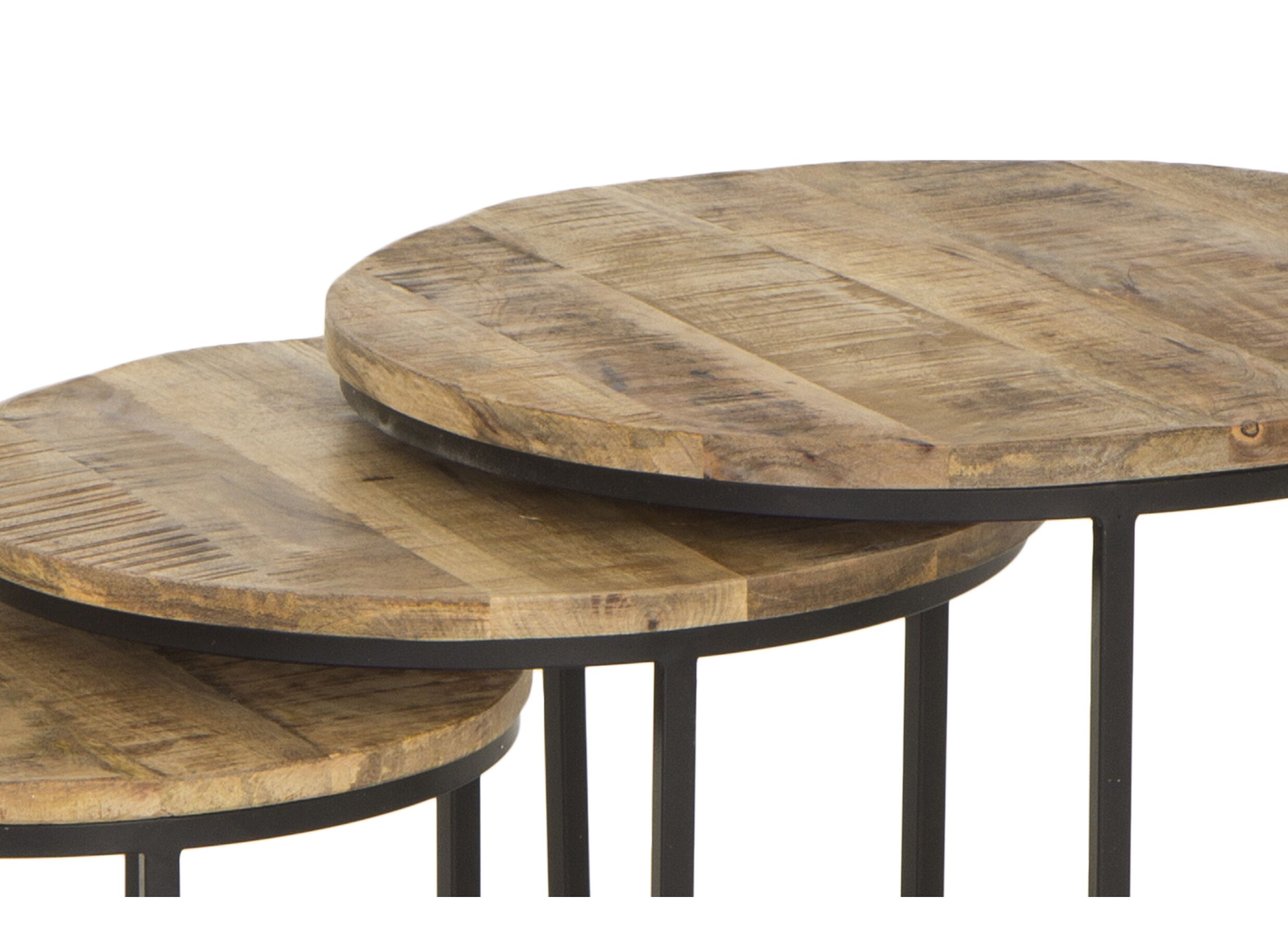 Table d'appoint Joshua Ø55cm lot de 3