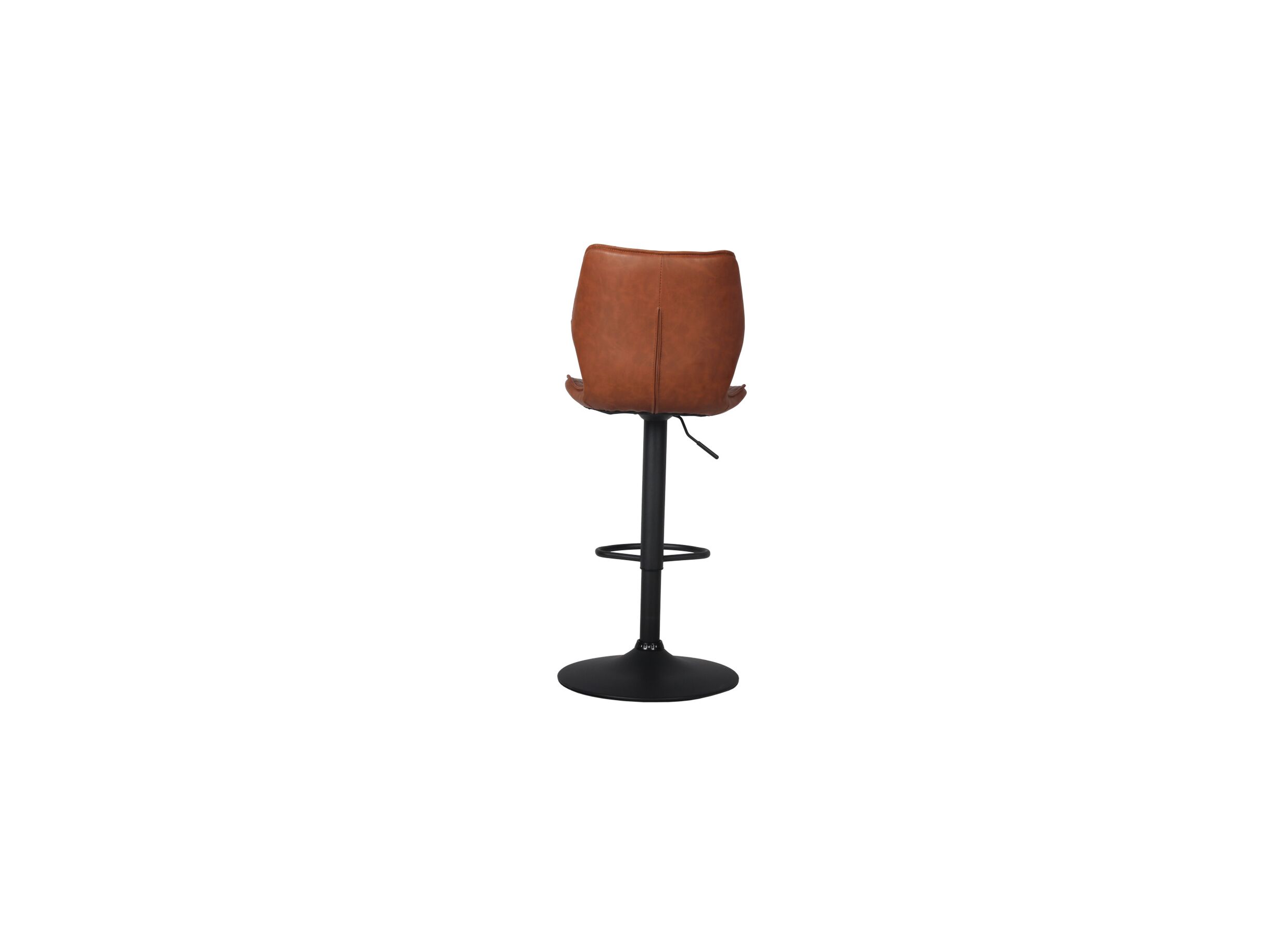 Overzichtsfoto - Barstoel Octavio ZH115cm - lederlook - cognac
