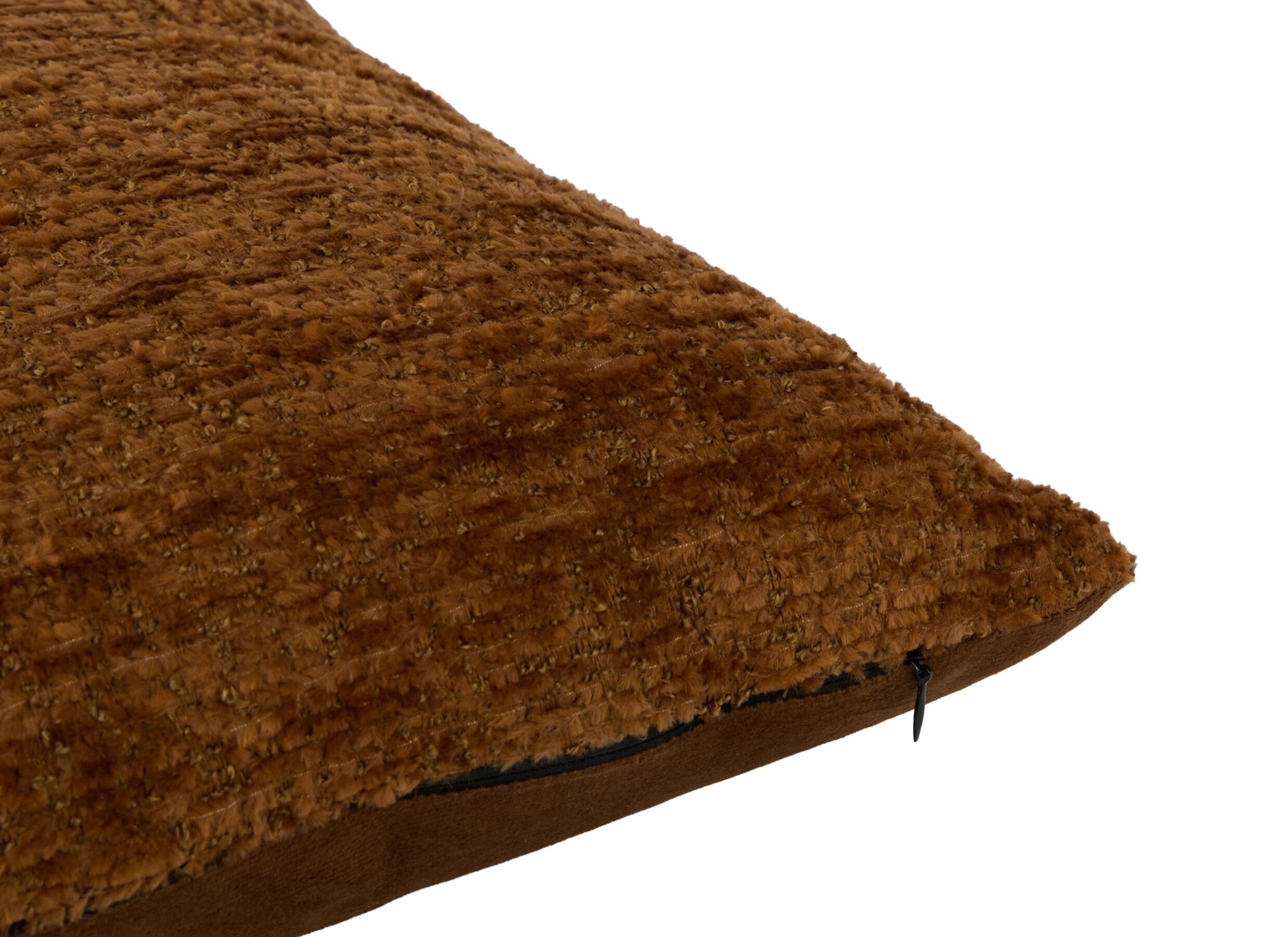 Detail - Coussin Esbly 43x43cm - tissu - caramel