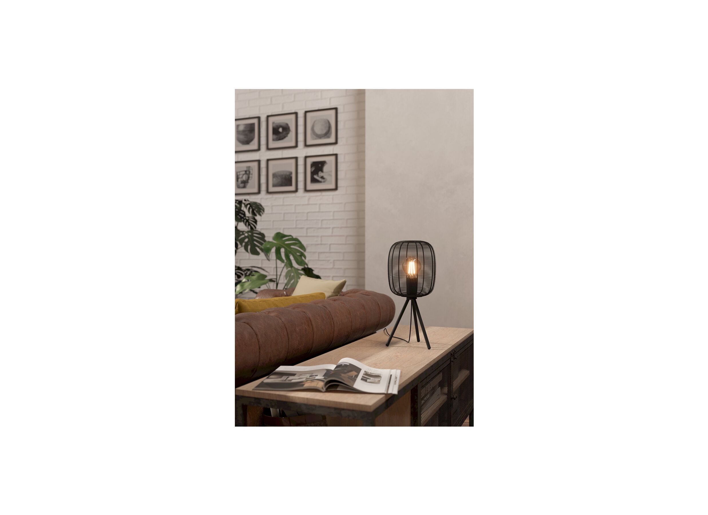 Foto ambiance - Lampe de table Rinroe E27 H44cm