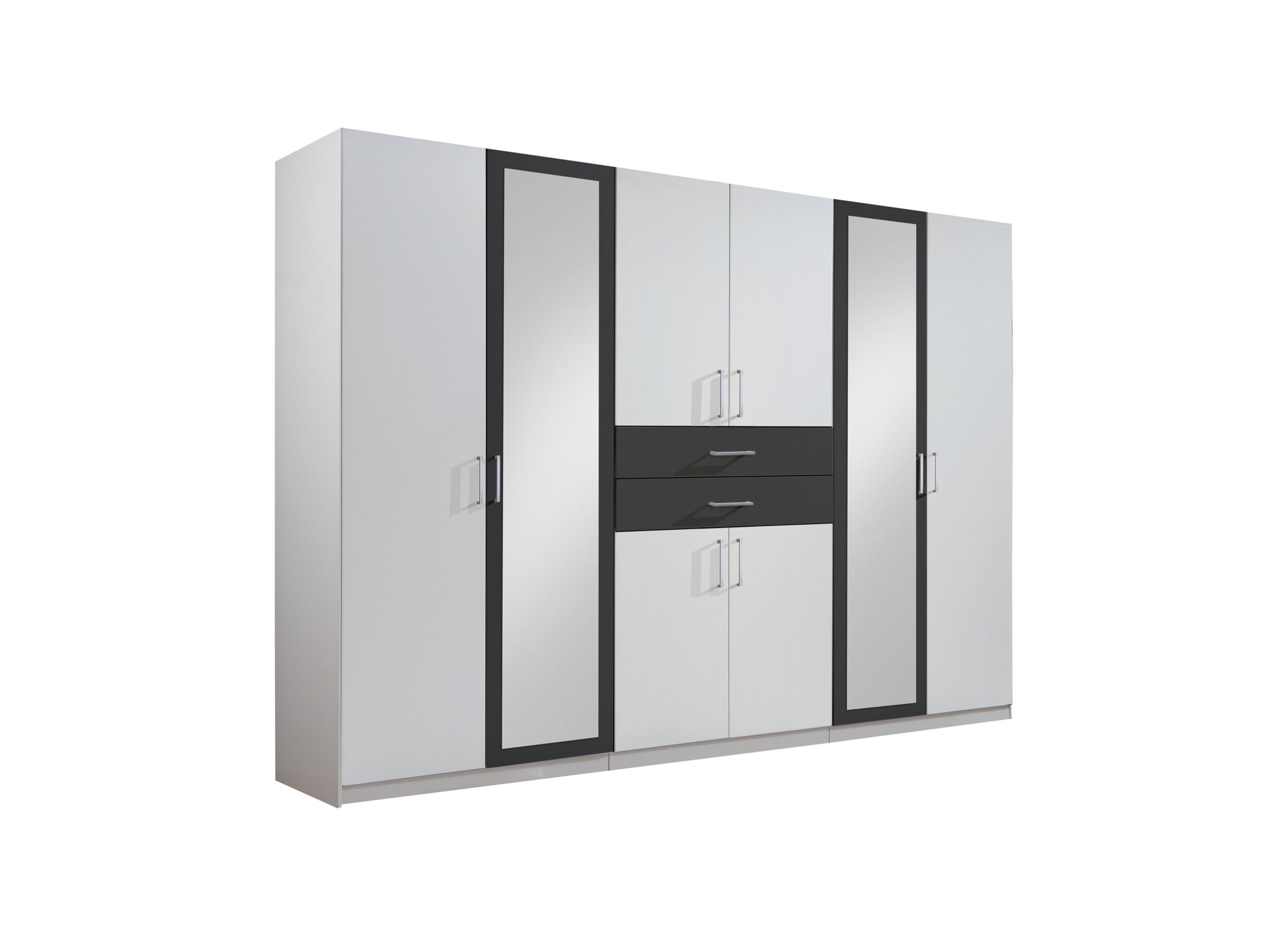 Garde-robe Diver 270cm - Garde-robe Diver 270cm - décor - blanc/graphite