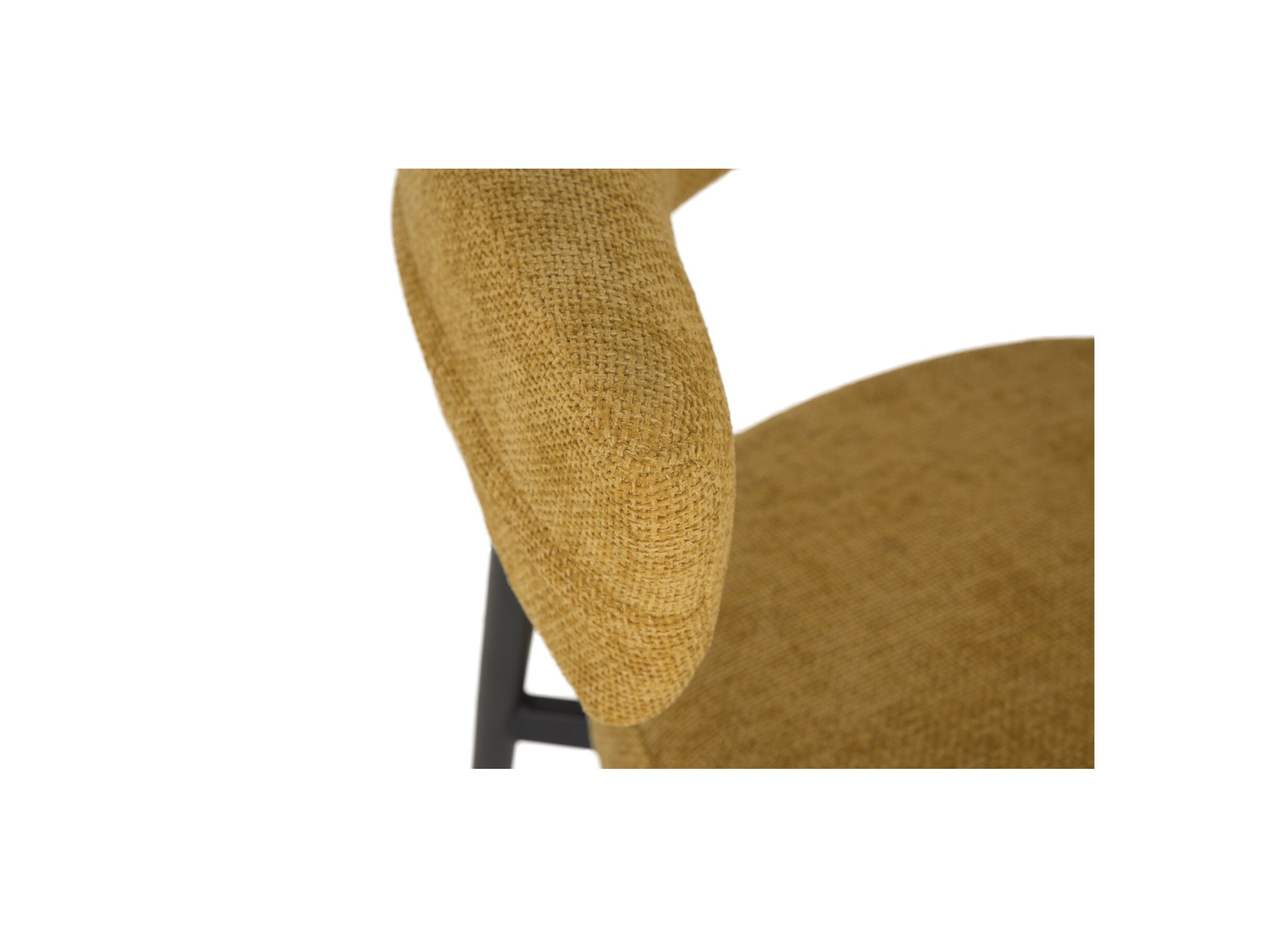 Detailfoto - Stoel Cherokee 55x57x97cm - stof - geel