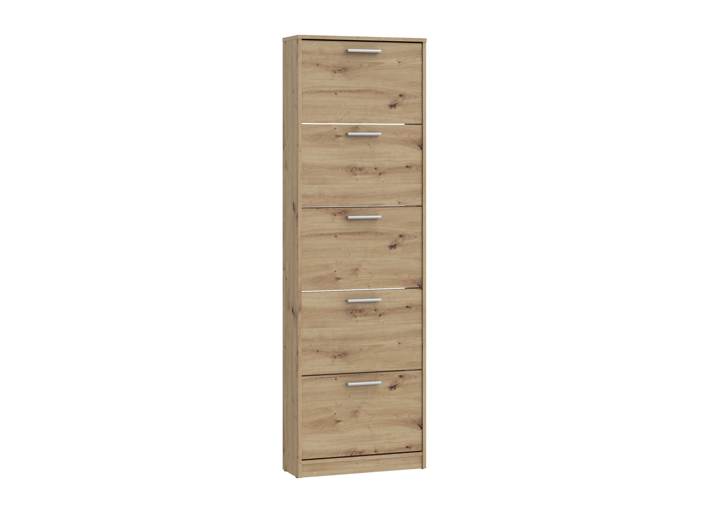 Plus Important - Armoire à chaussures Net402 58x20x186cm - décor - chêne artisanal