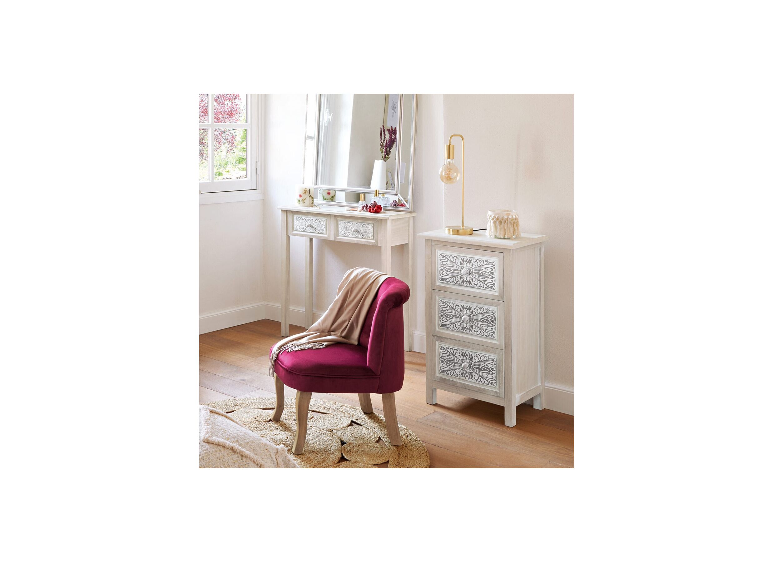 Foto ambiance - Lampe de table Keli E27 H45m