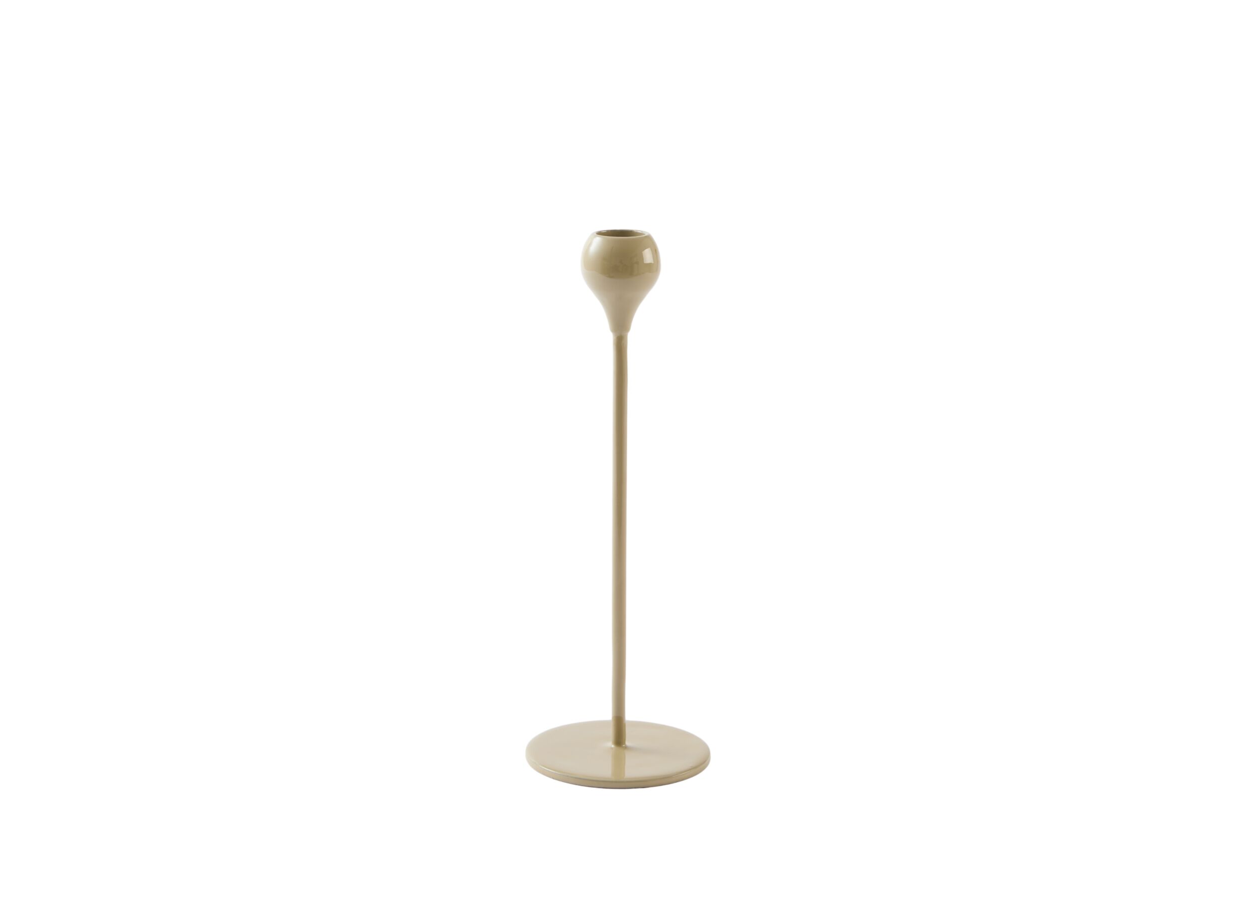 Kaarsenhouder Samui H25cm - metaal - taupe - Porte-bougie Samui H25cm - métal - taupe