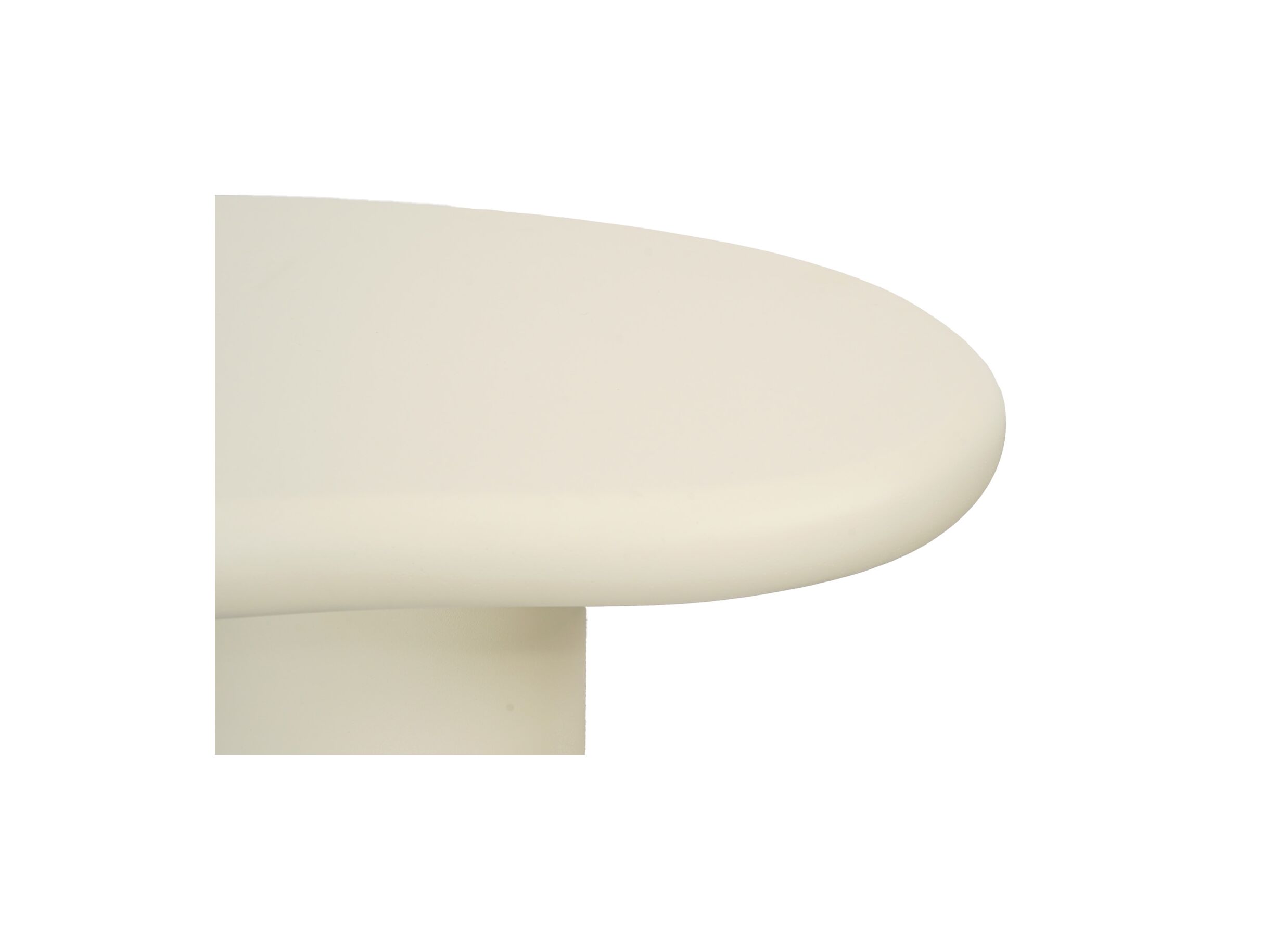 Detail - Table d'appoint Brio 58x50cm - micro ciment - beige