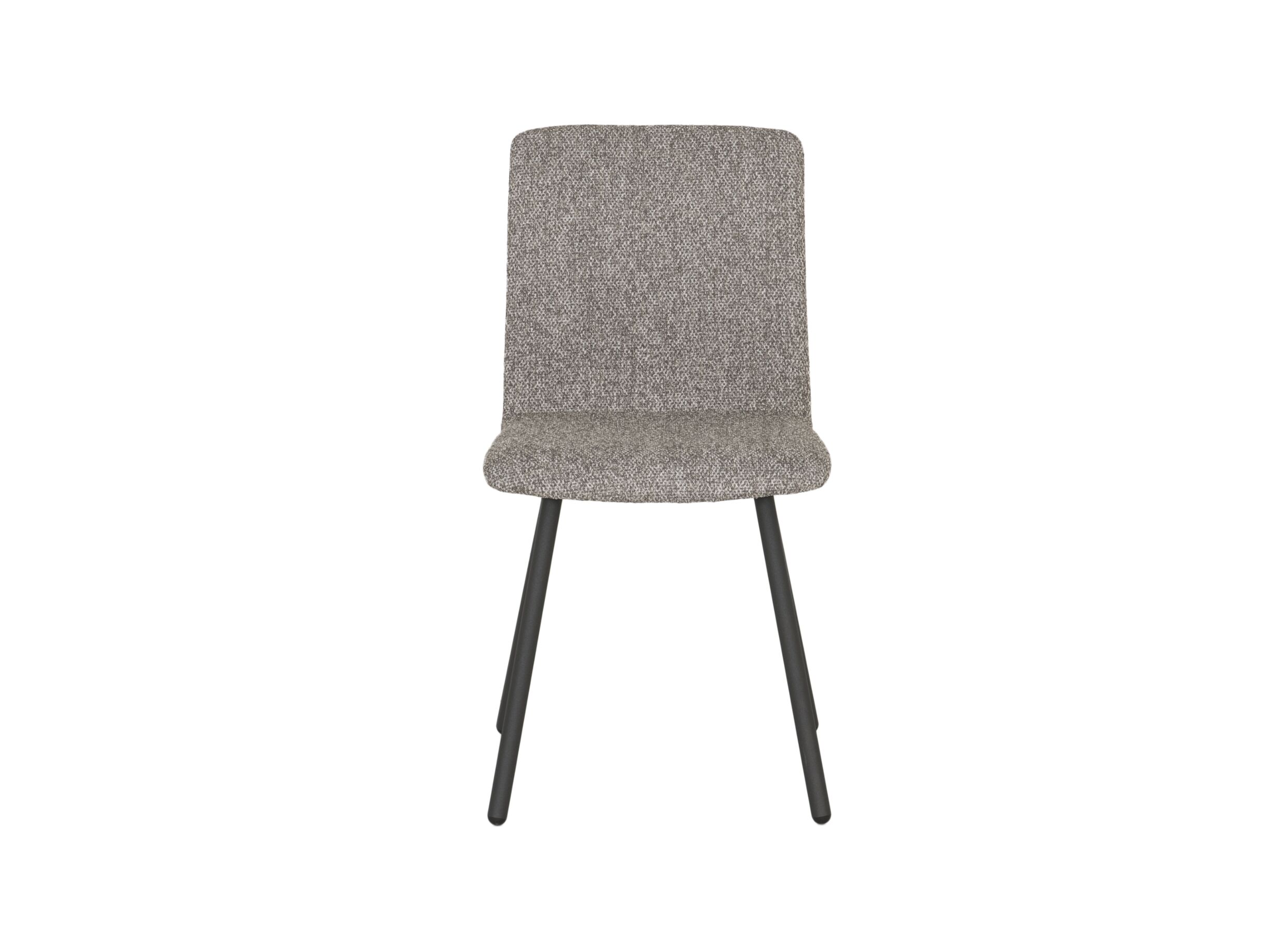Chaise Pisa 44,5x55,5x82cm - fibre polyester/acier - fossil