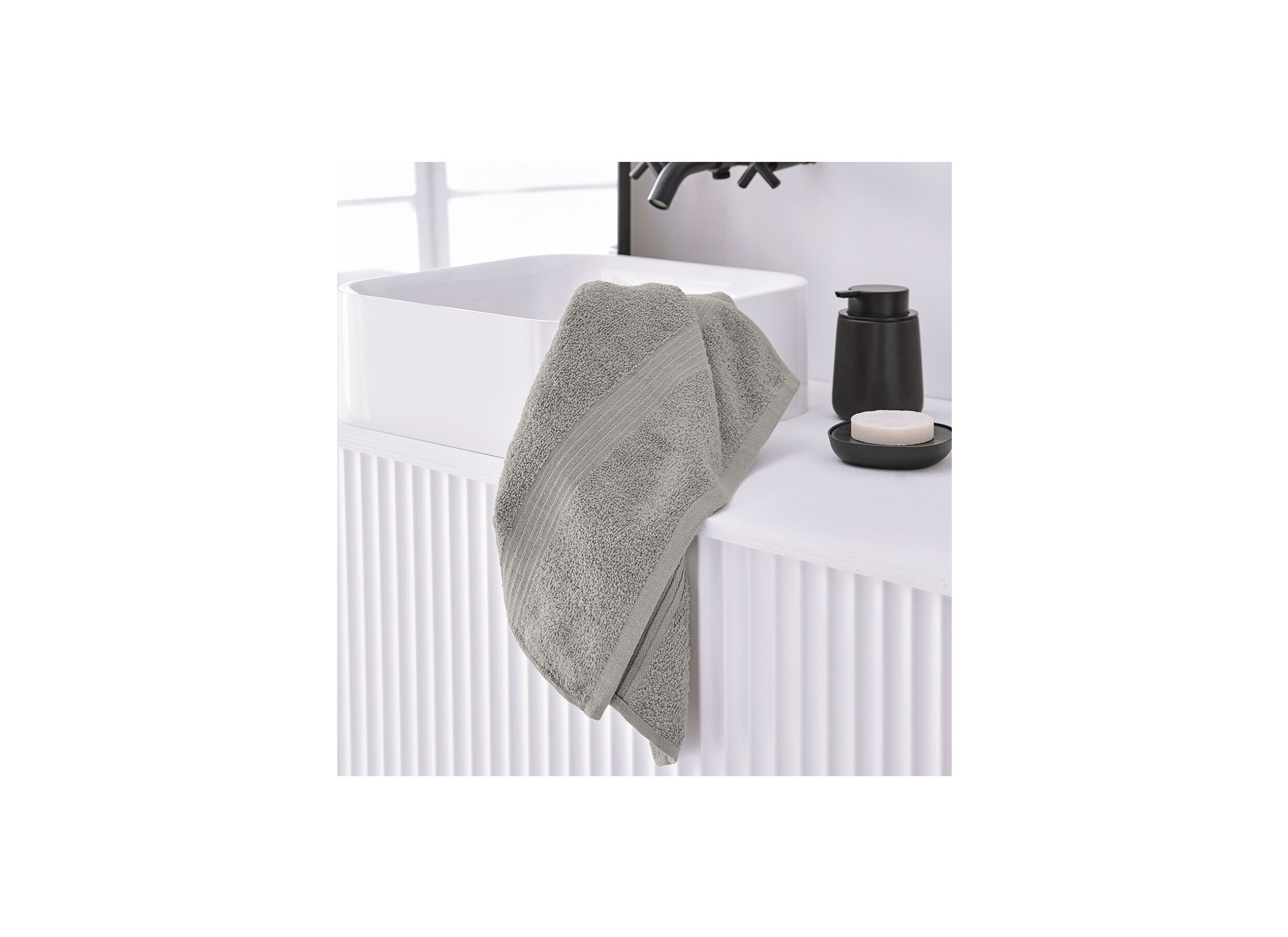 Serviette de bain Essential 50x90cm dune - Serviette de bain Essential 50x90cm dune