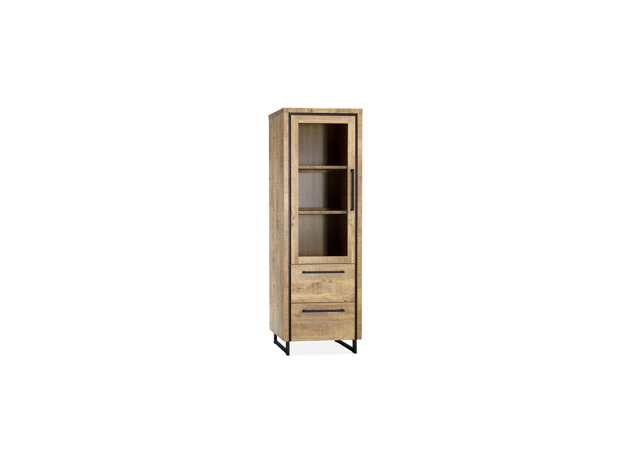 Vitrine Rimini vitrinekast 65cm - Vitrine Rimini 65cm - lamulux - mangue