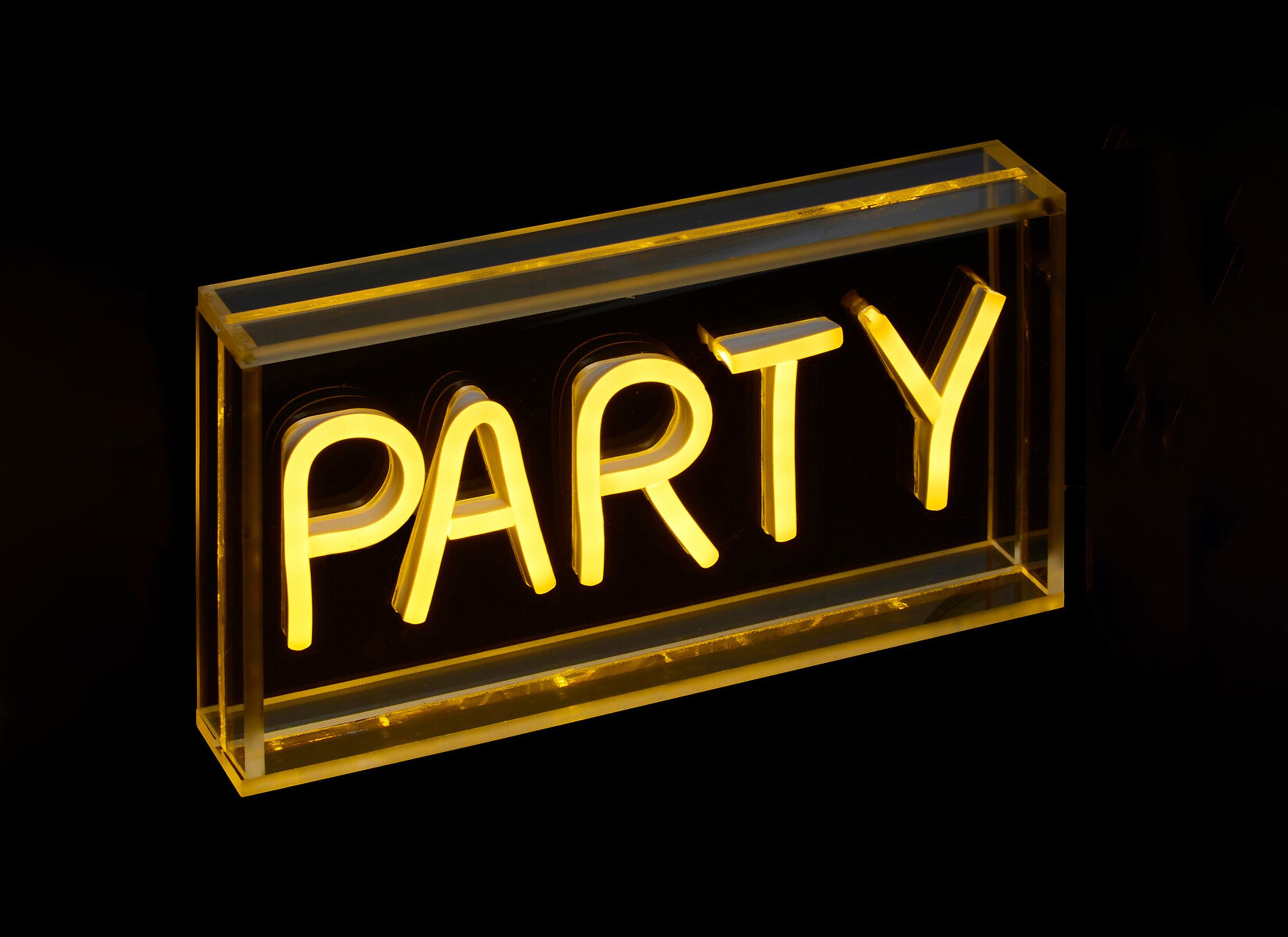 Aperçu - Ampoule LED Neon Party 23x12,5cm - plastique - jaune