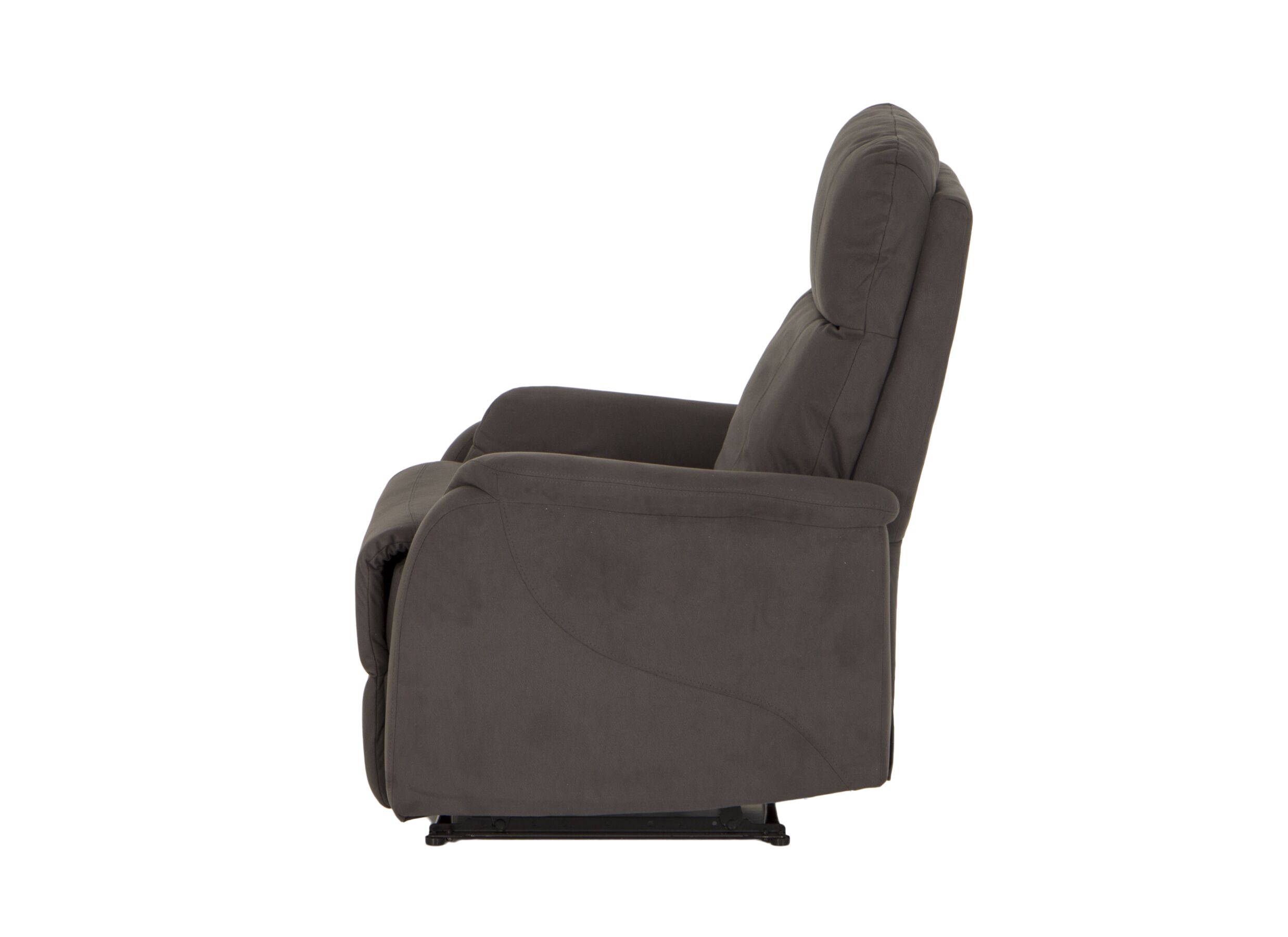 Fauteuil relax Gancedo tissu - anthracite